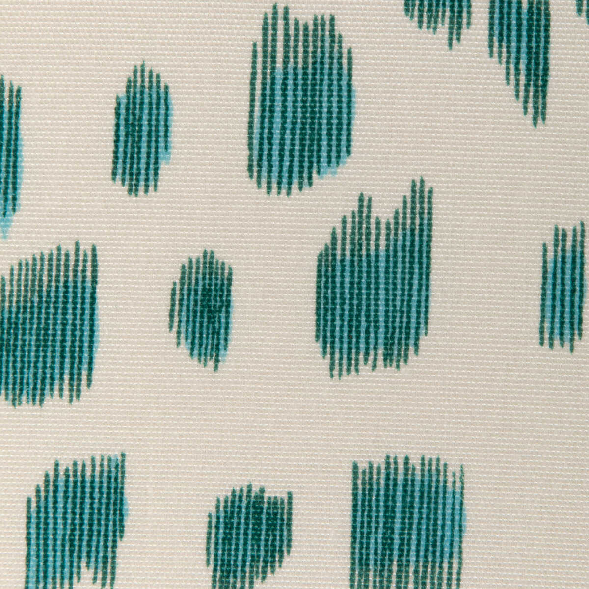 Les Touches Ii - Teal - BRUNSCHWIG & FILS Fabric