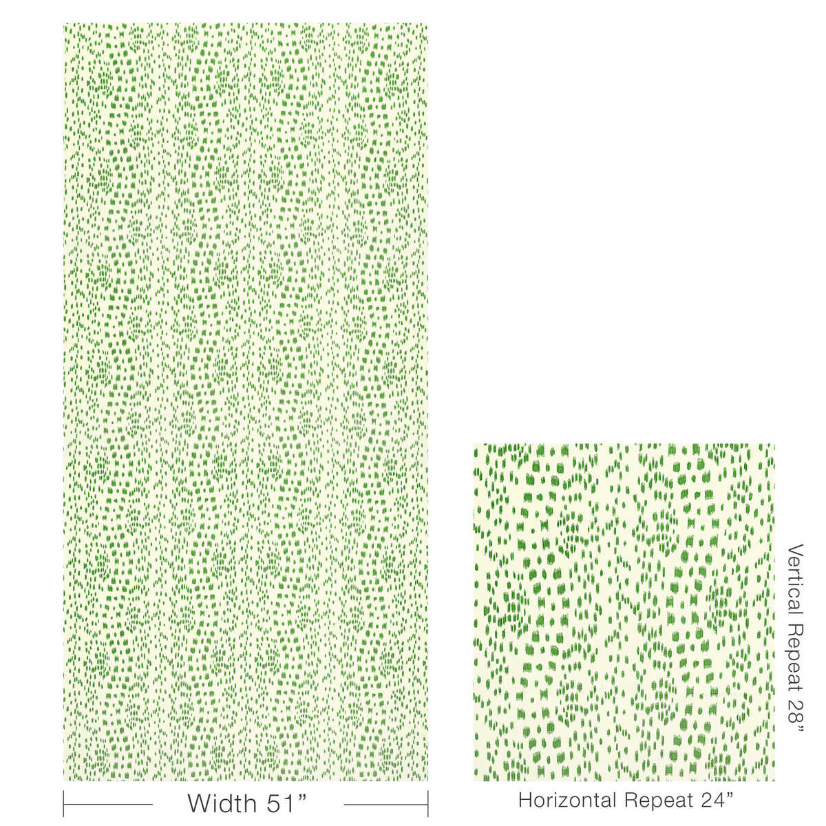 Les Touches Ii - Green - BRUNSCHWIG & FILS Tela