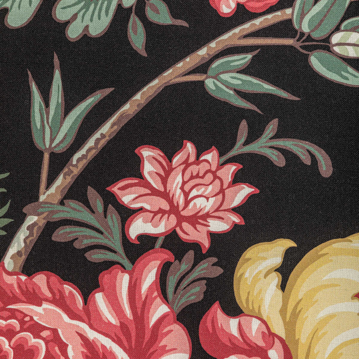 Luberon Print - Noir/Multi - BRUNSCHWIG & FILS Fabric