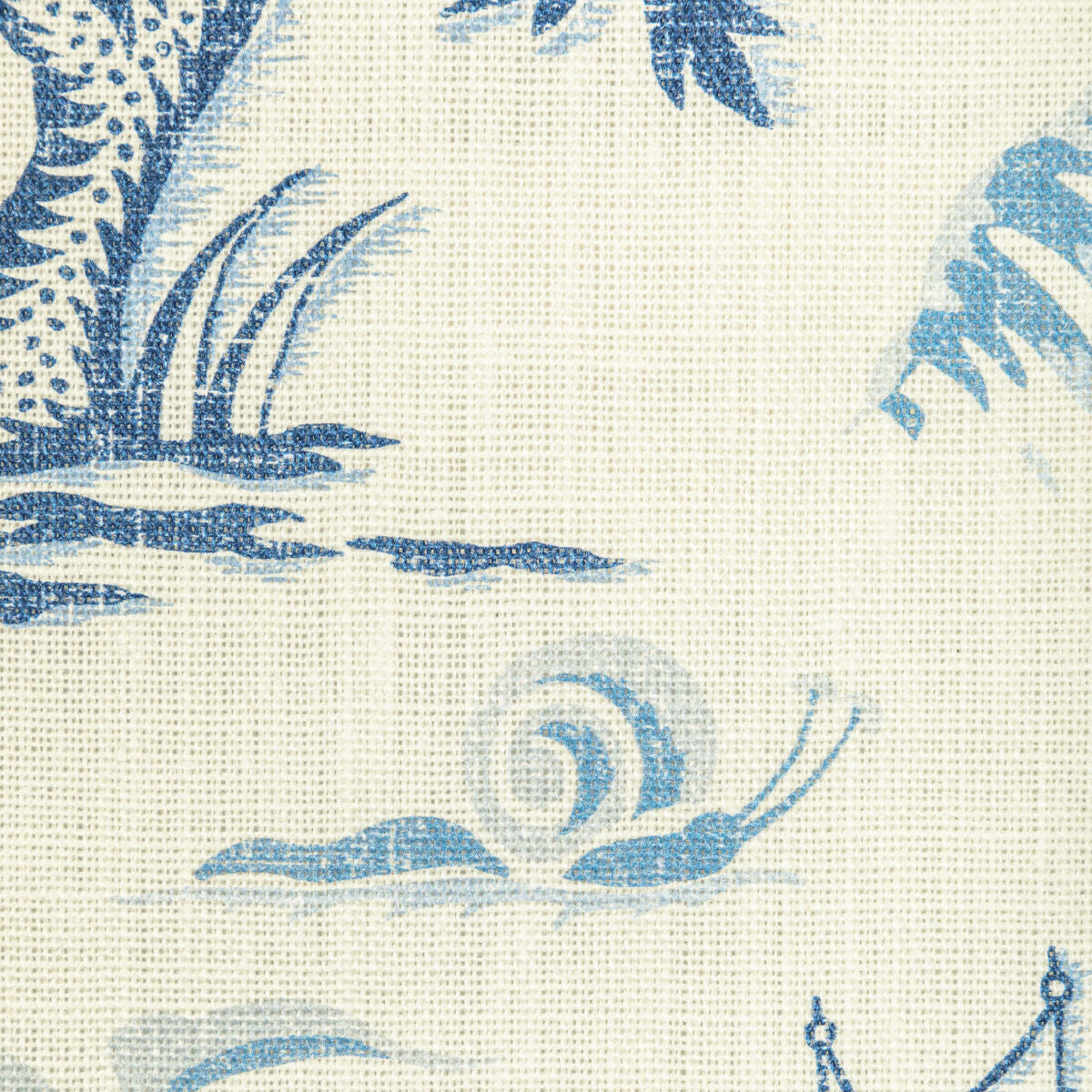 Valensole Print - Navy/Sky - Brunschwig & Fils Fabric