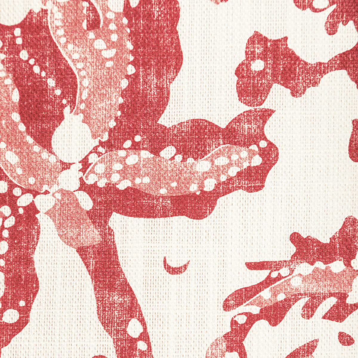 Weymouth Print - Red - BRUNSCHWIG & FILS Fabric
