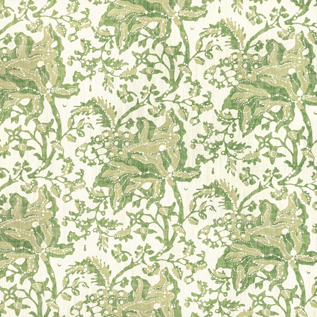 Weymouth Print - Leaf - BRUNSCHWIG & FILS Fabric