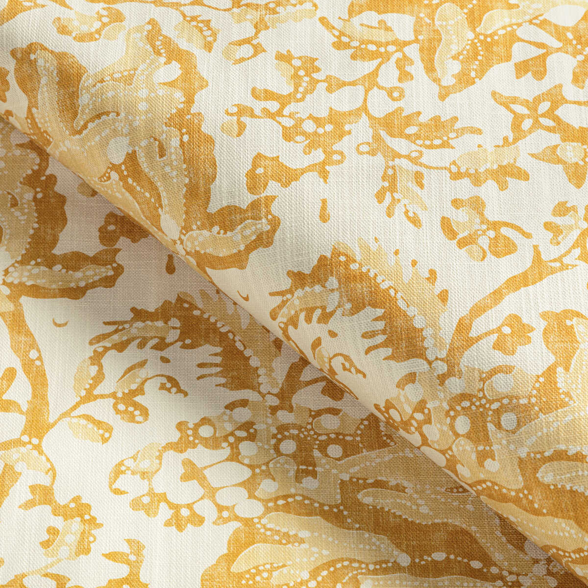 Weymouth Print - Canary - BRUNSCHWIG & FILS Fabric