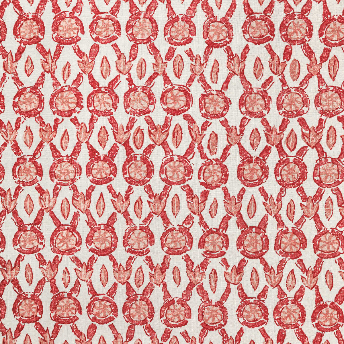 Galon Print - Coral - BRUNSCHWIG & FILS Fabric