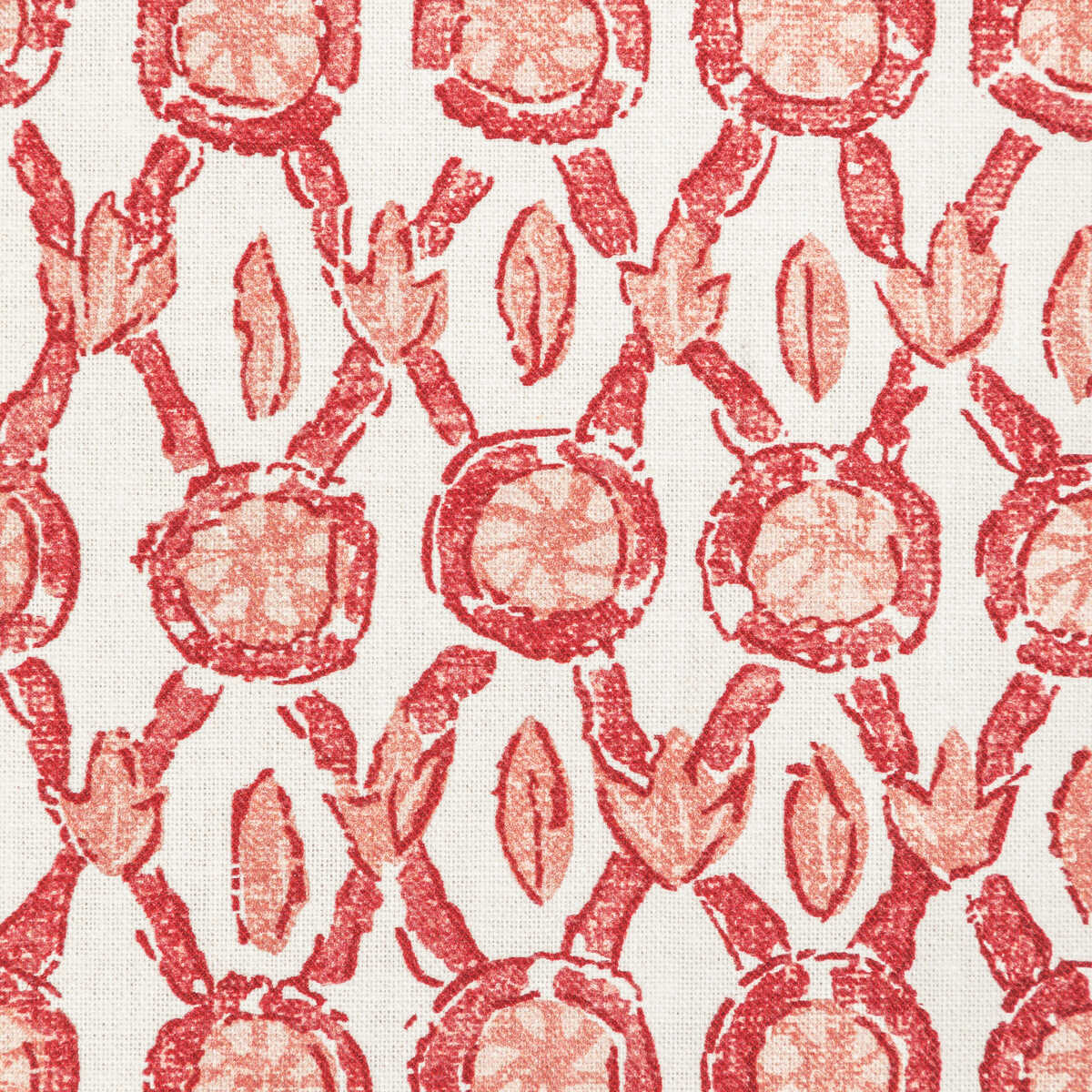 Galon Print - Coral - BRUNSCHWIG & FILS Fabric
