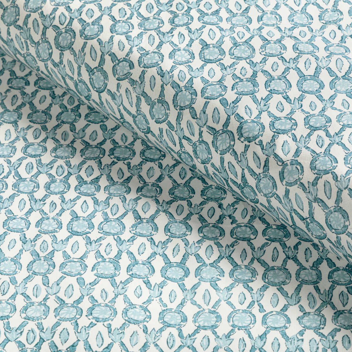 Galon Print - Aqua - BRUNSCHWIG & FILS Fabric