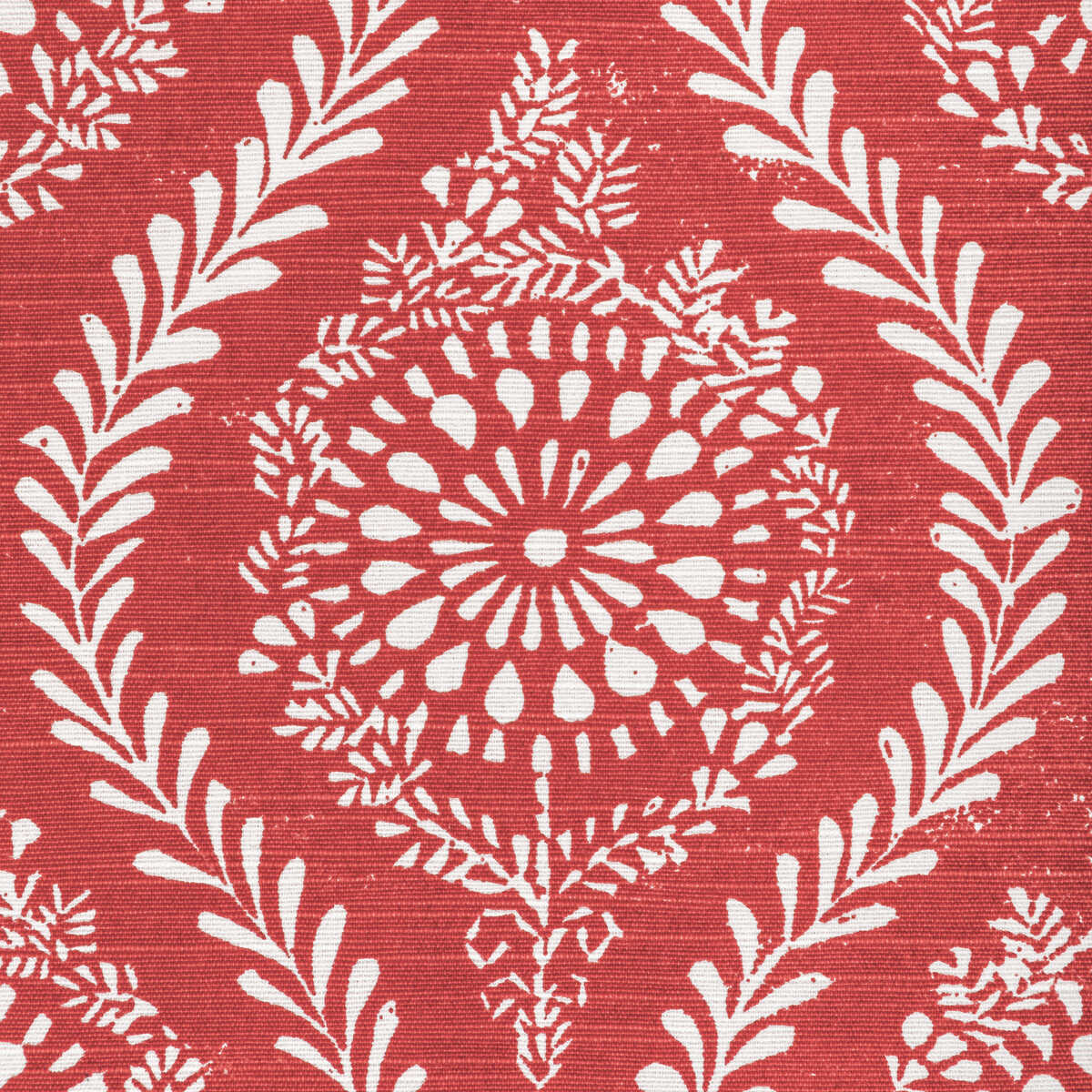 Marindol Print - Red - BRUNSCHWIG & FILS Fabric