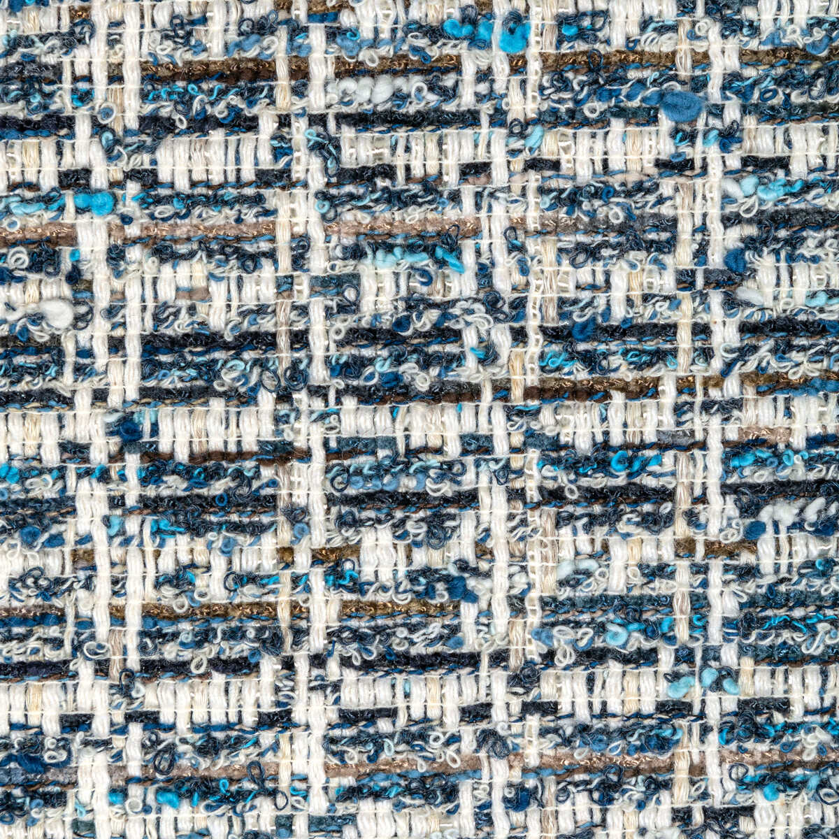 Kerlin Texture - Blue - BRUNSCHWIG & FILS Fabric
