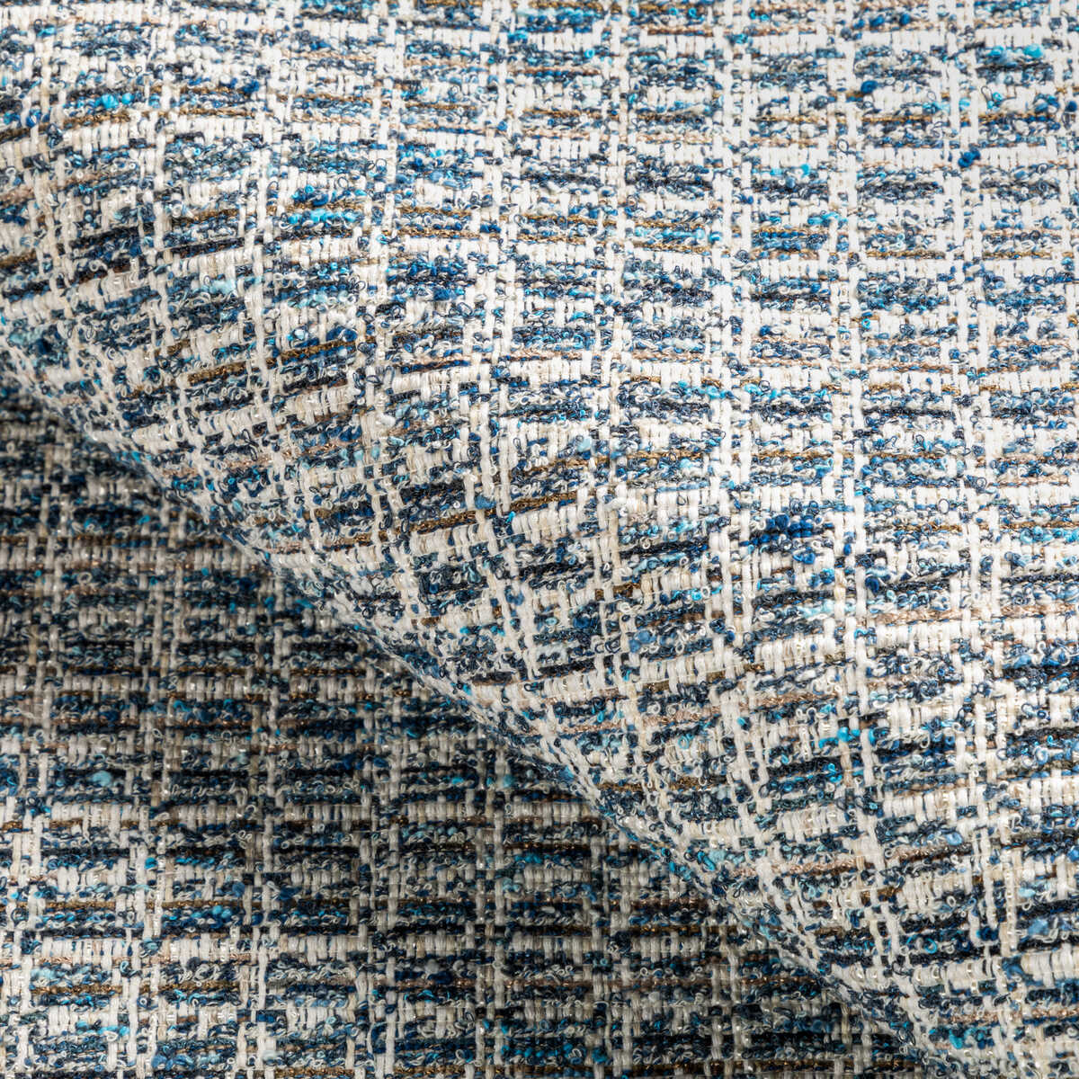Kerlin Texture - Blue - BRUNSCHWIG & FILS Fabric