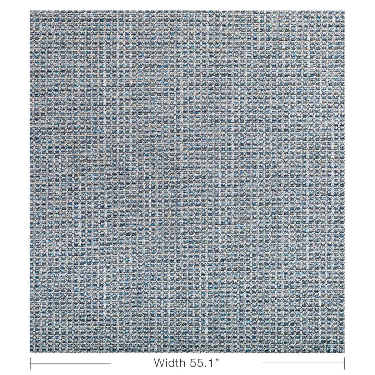 Kerlin Texture - Blue - BRUNSCHWIG & FILS Fabric