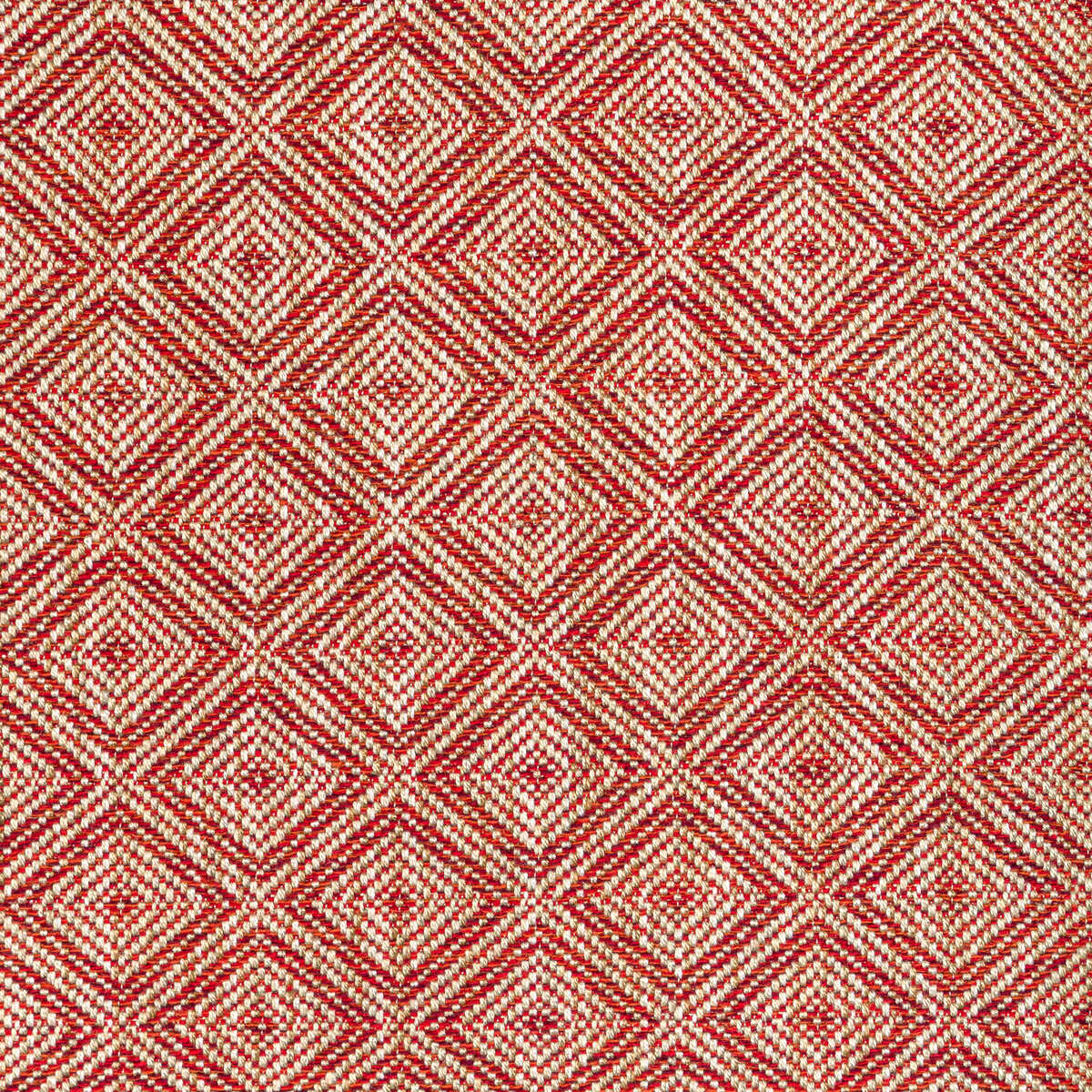 Calvin Weave - Red - BRUNSCHWIG & FILS Fabric