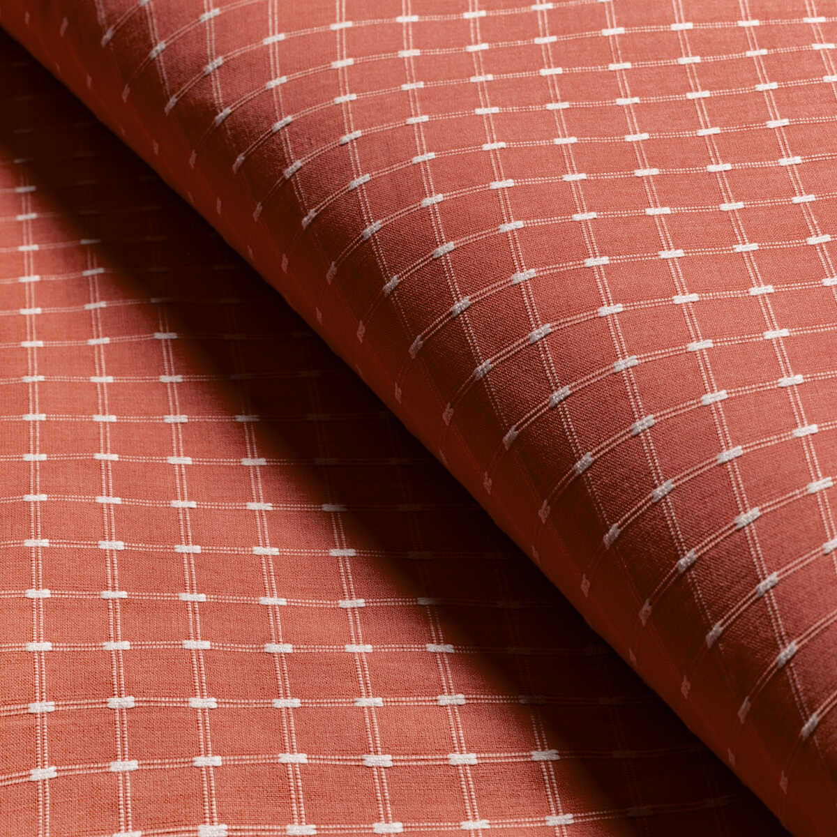 Lison Check - Melon - BRUNSCHWIG & FILS Fabric
