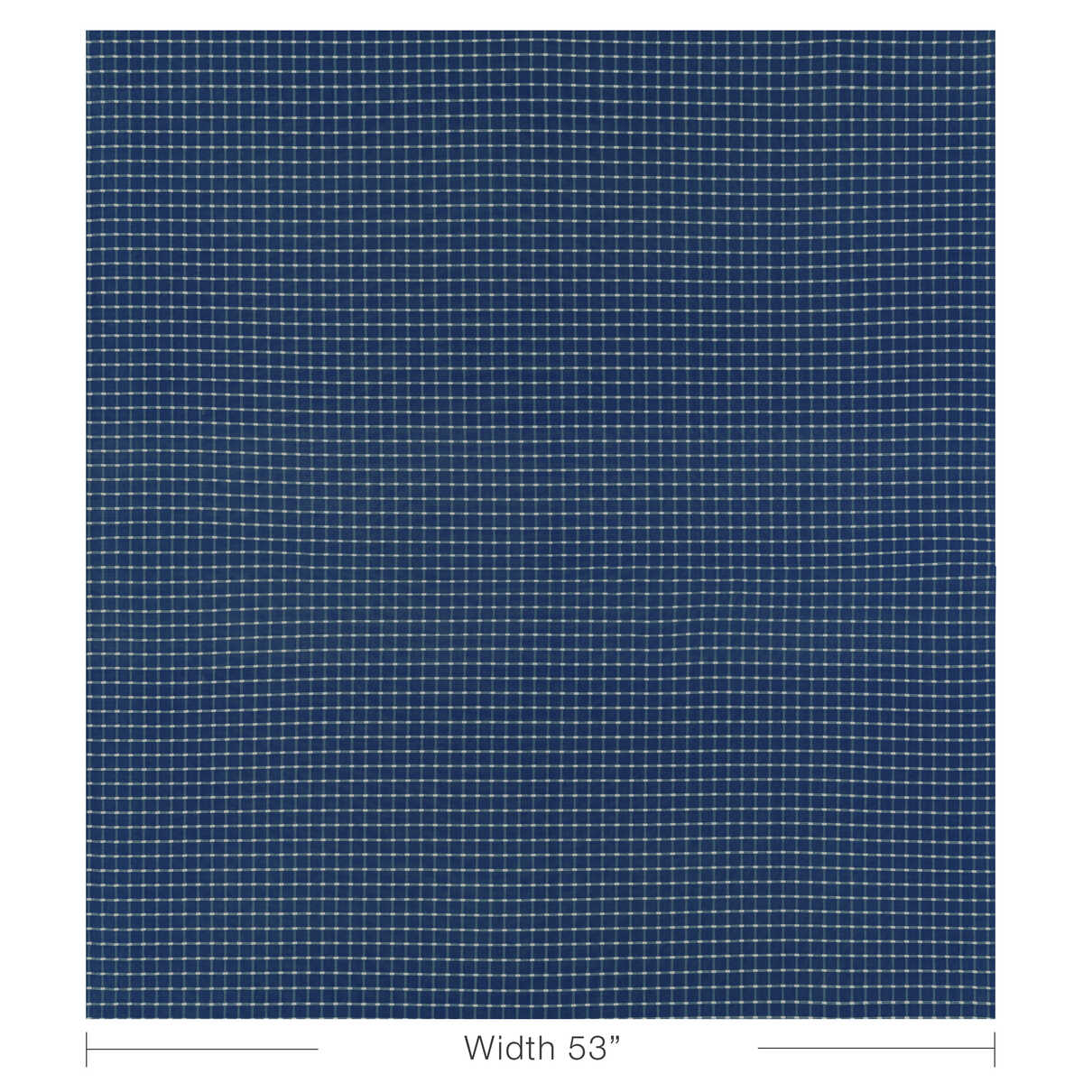 Lison Check - Navy - BRUNSCHWIG & FILS Fabric