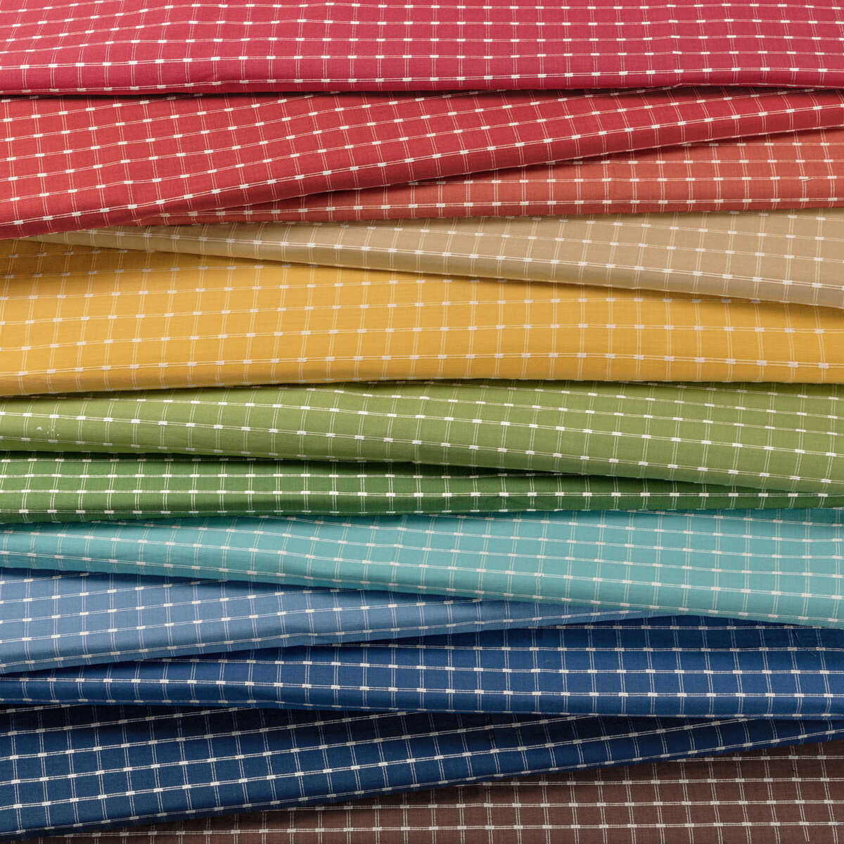 Lison Check - Navy - BRUNSCHWIG & FILS Fabric
