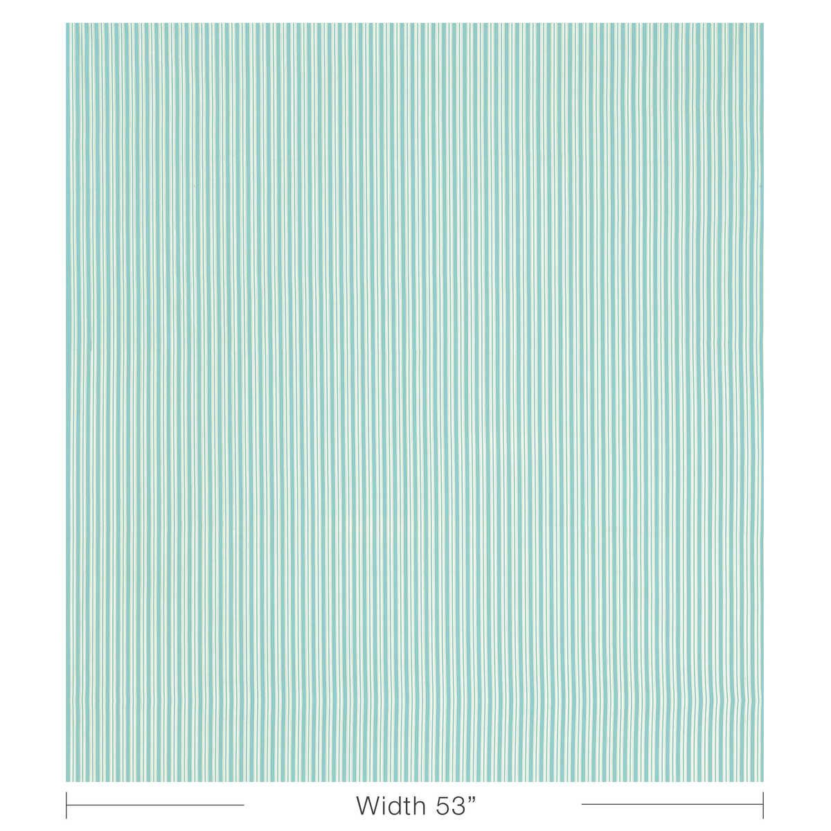 Selune Stripe - Aqua - BRUNSCHWIG & FILS Fabric