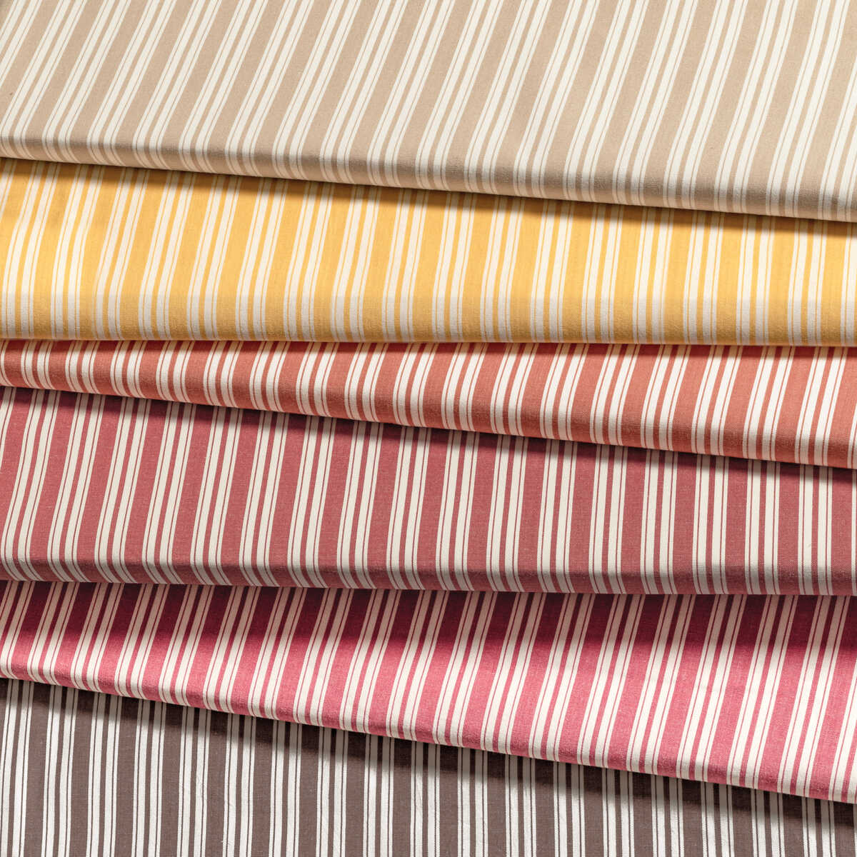 Selune Stripe - Brown - BRUNSCHWIG & FILS Tela