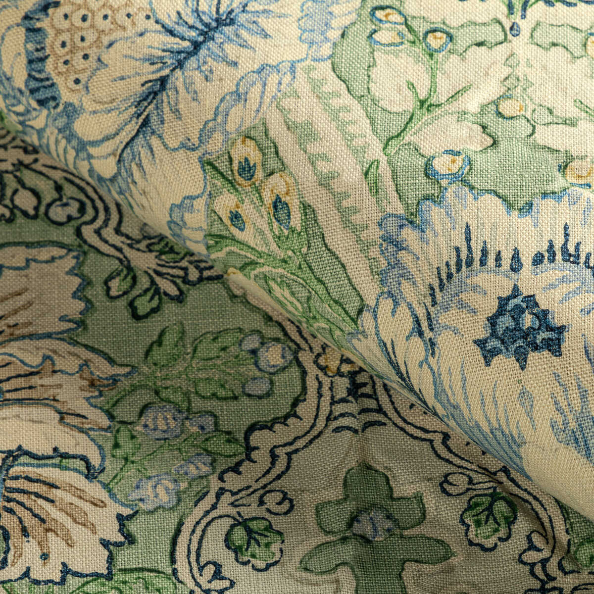 Carvallo Print - Celery - BRUNSCHWIG & FILS Tela