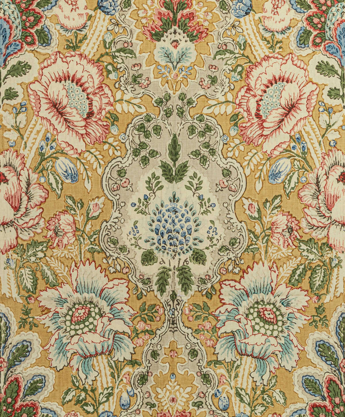 Carvallo Print - Canary - BRUNSCHWIG & FILS Fabric