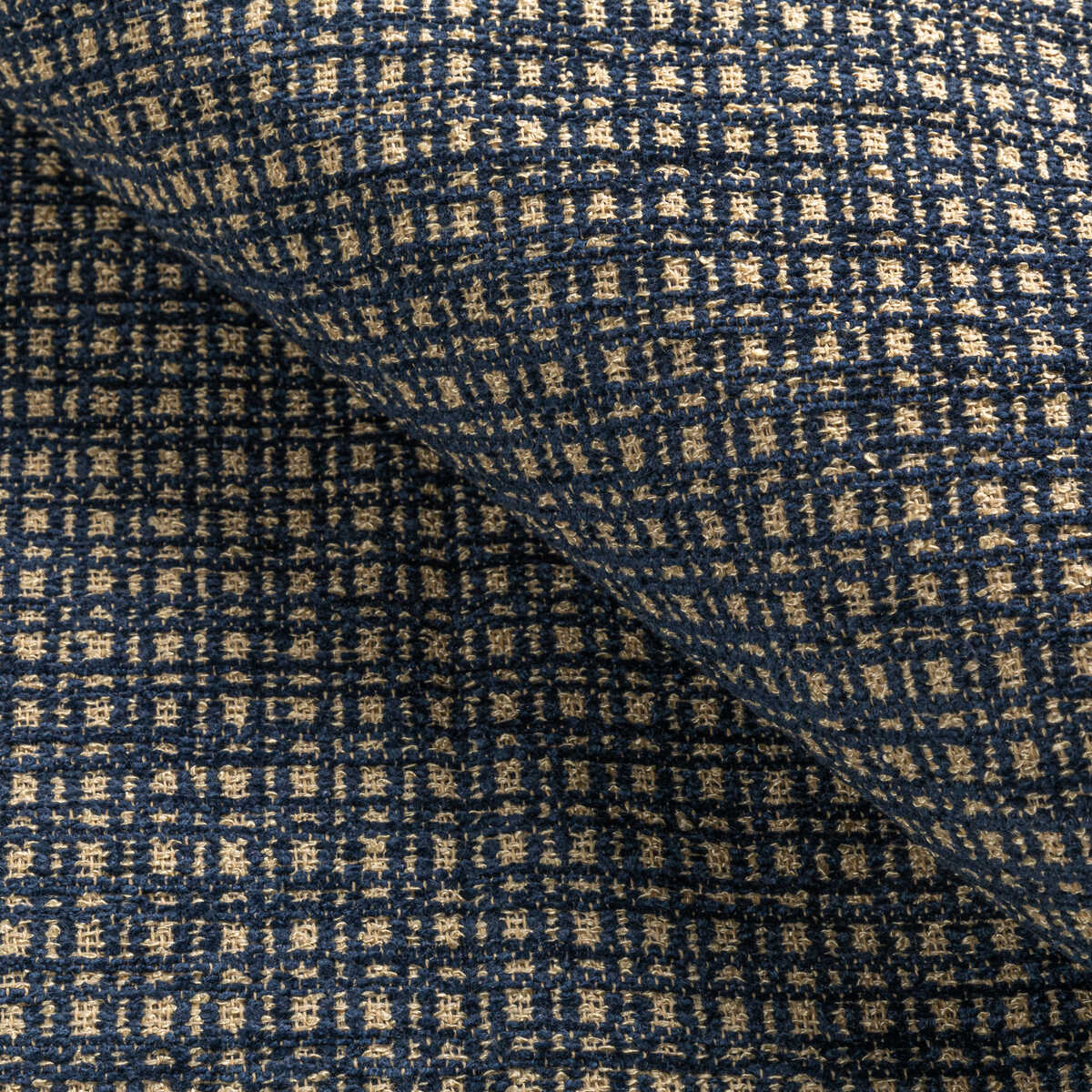 Landiers Texture - Navy - BRUNSCHWIG & FILS Fabric