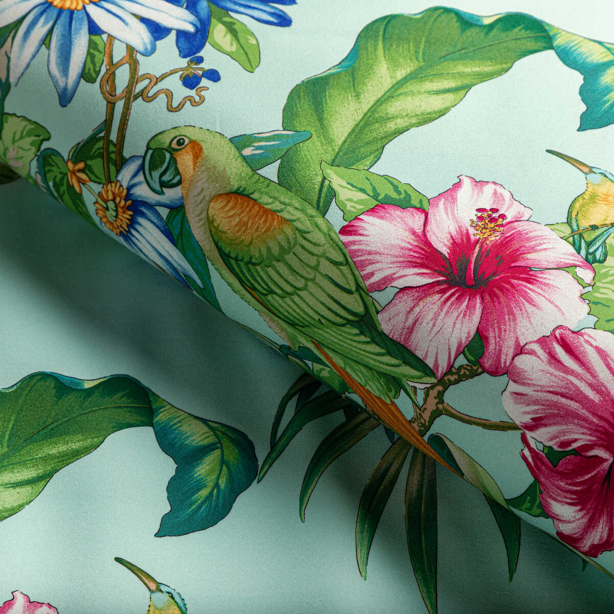 Anima Print - Aqua - BRUNSCHWIG & FILS Fabric