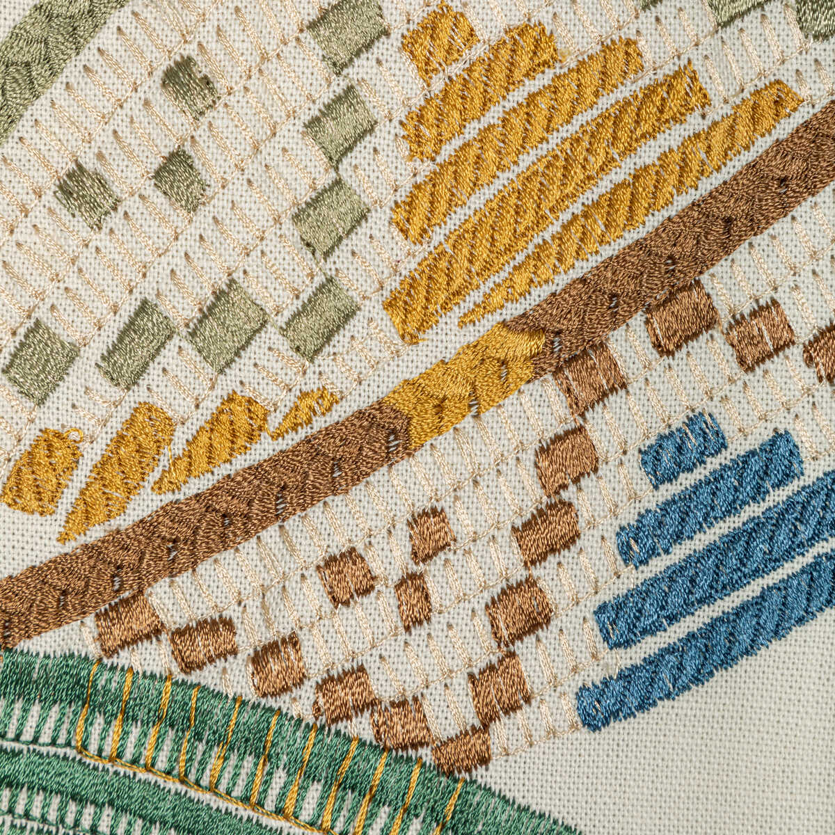 Bendi Emb - Rattan - BRUNSCHWIG & FILS Fabric
