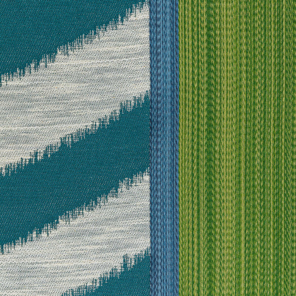 Mnemba Woven - Teal - BRUNSCHWIG & FILS Fabric