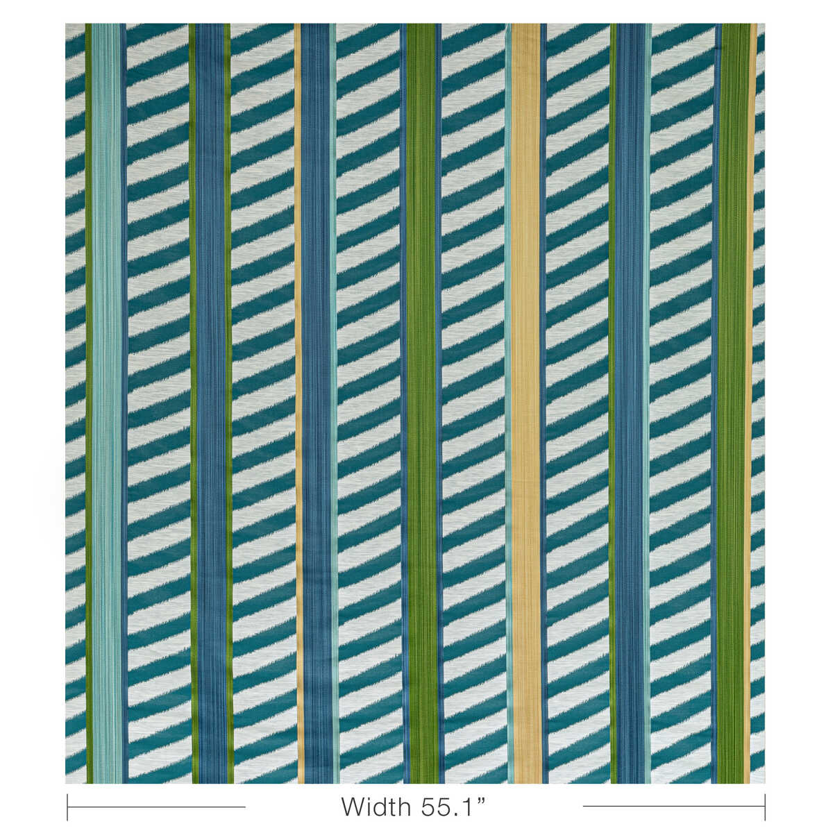 Mnemba Woven - Teal - BRUNSCHWIG & FILS Fabric