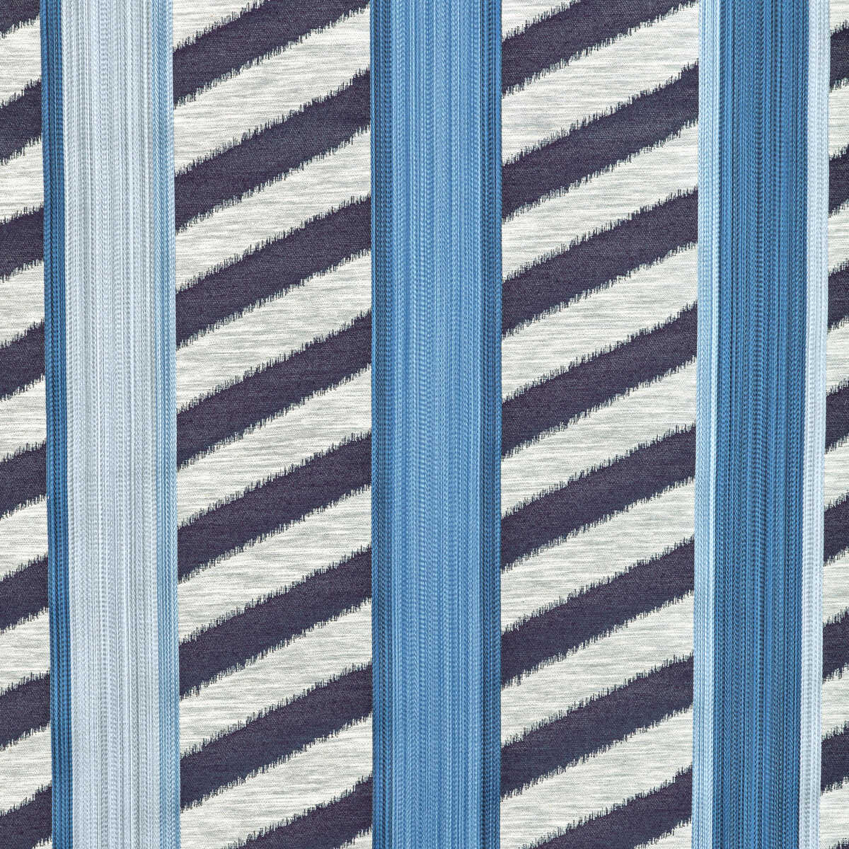 Mnemba Woven - Indigo - BRUNSCHWIG & FILS Fabric