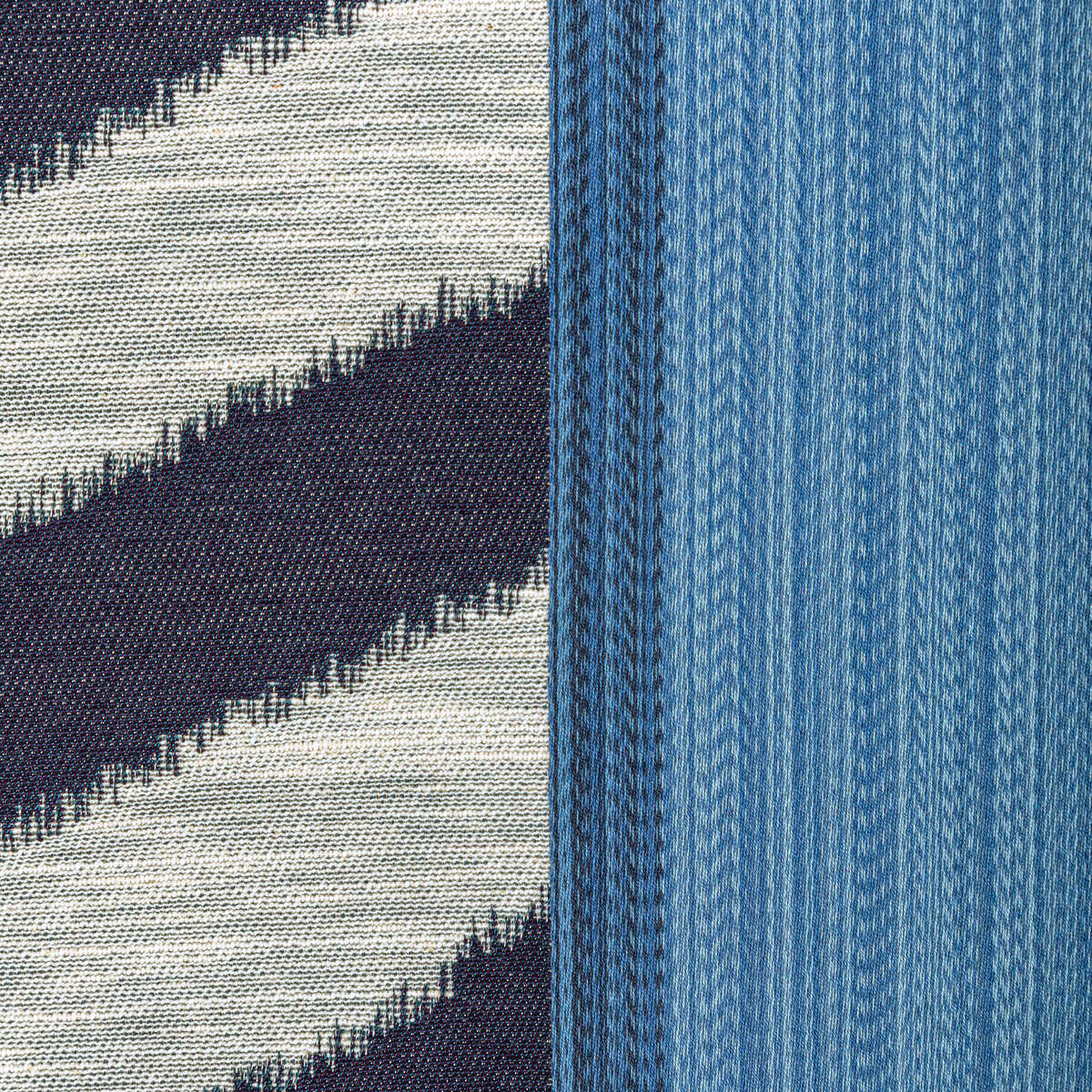 Mnemba Woven - Indigo - BRUNSCHWIG & FILS Fabric