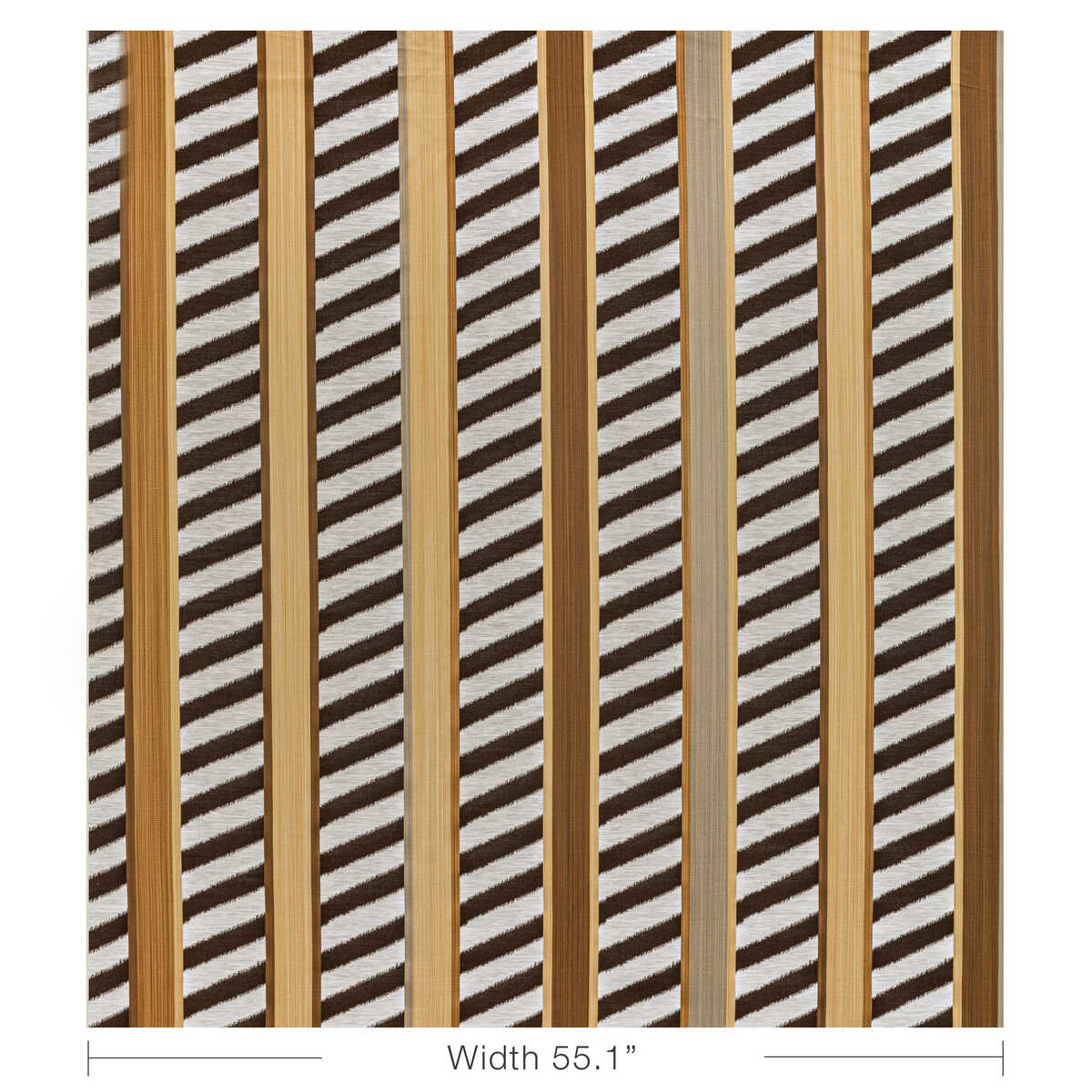 Mnemba Woven - Ebony - BRUNSCHWIG & FILS Fabric