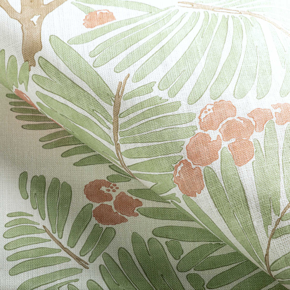 Palmar Print - Spice - BRUNSCHWIG & FILS Fabric