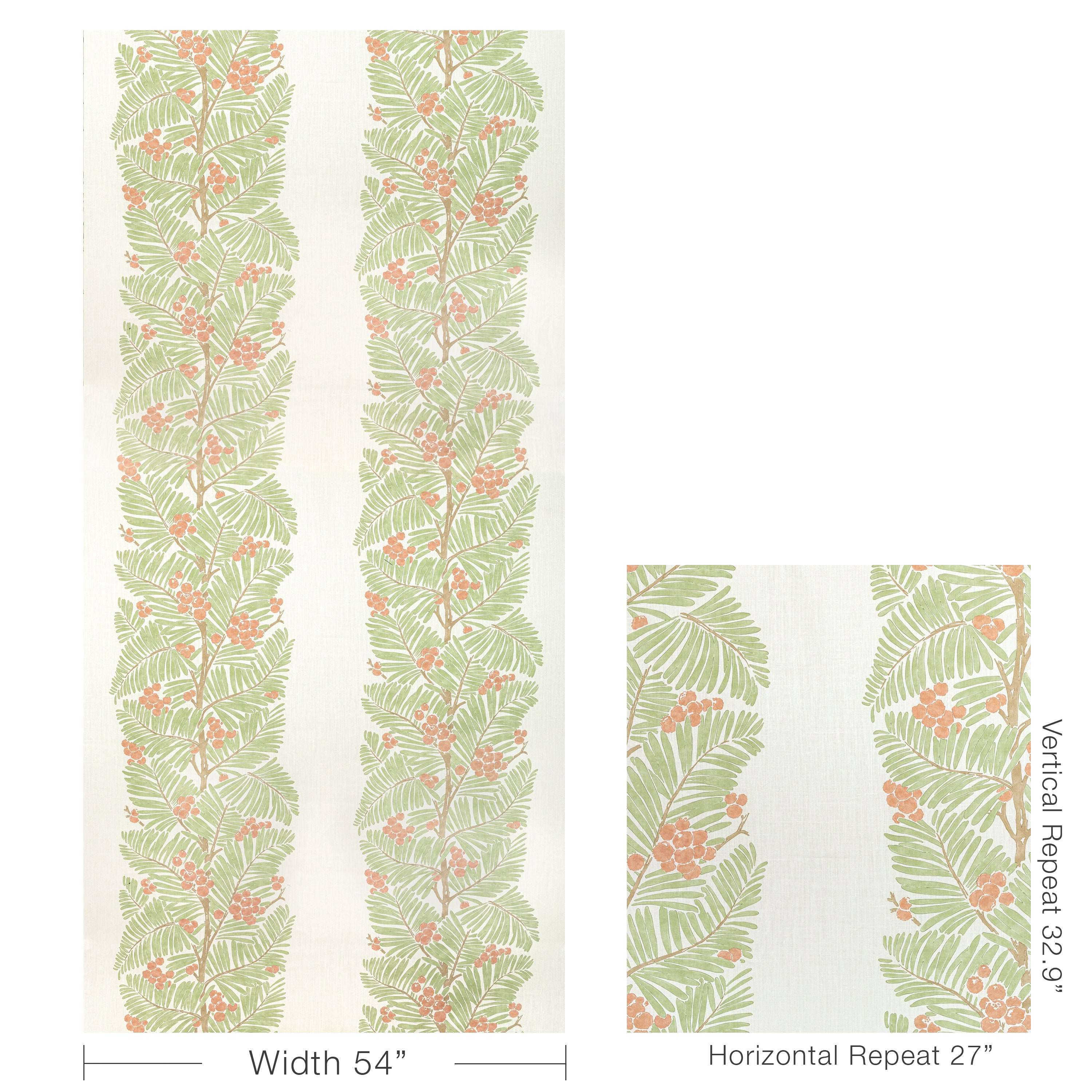 Palmar Print - Spice - Brunschwig & Fils Fabric