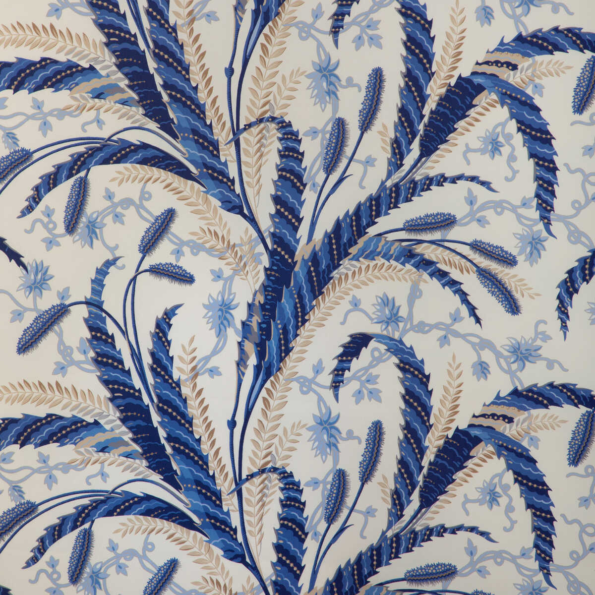 Vernay Print - Blue - BRUNSCHWIG & FILS Tela