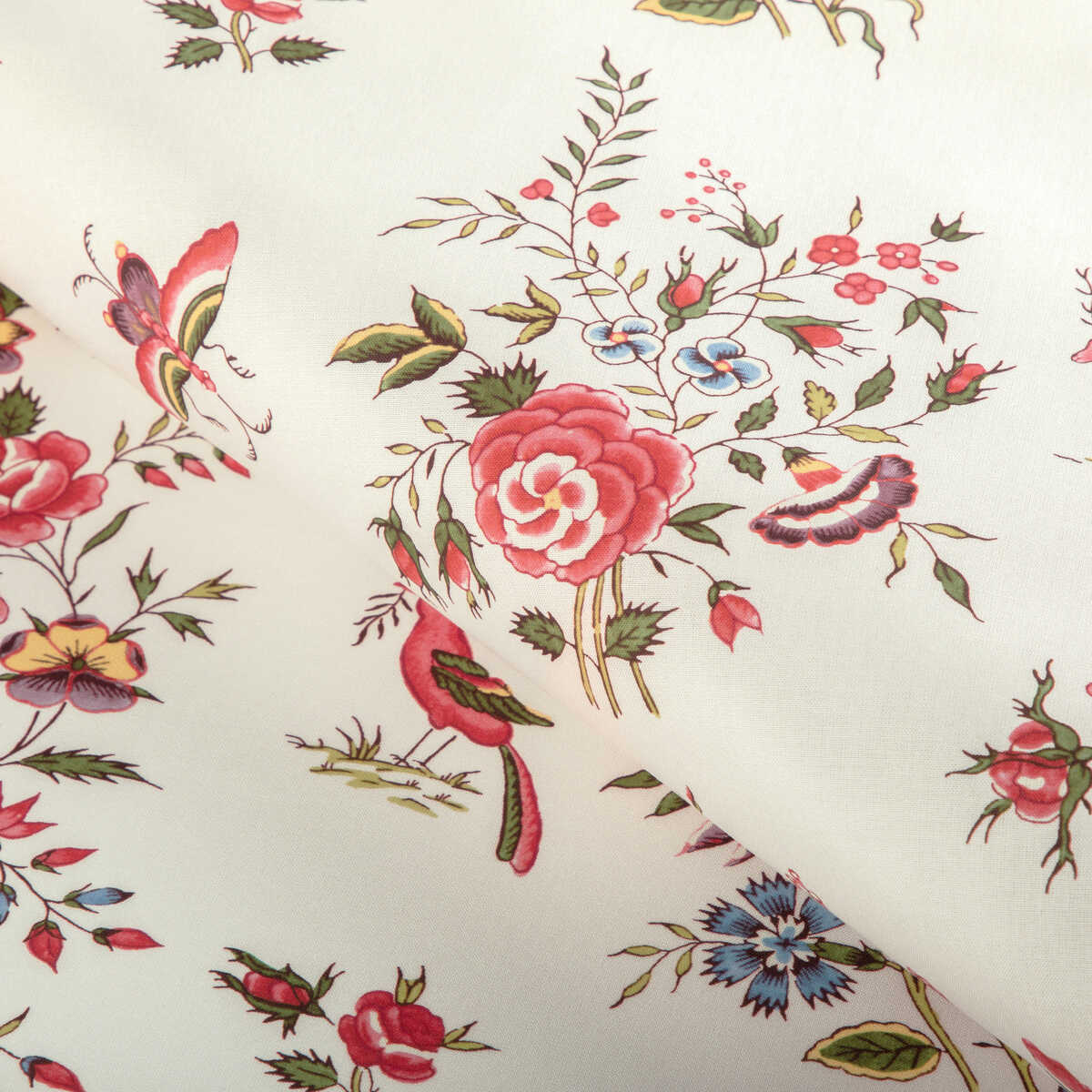 Aurel Print - Red/Green - BRUNSCHWIG & FILS Fabric