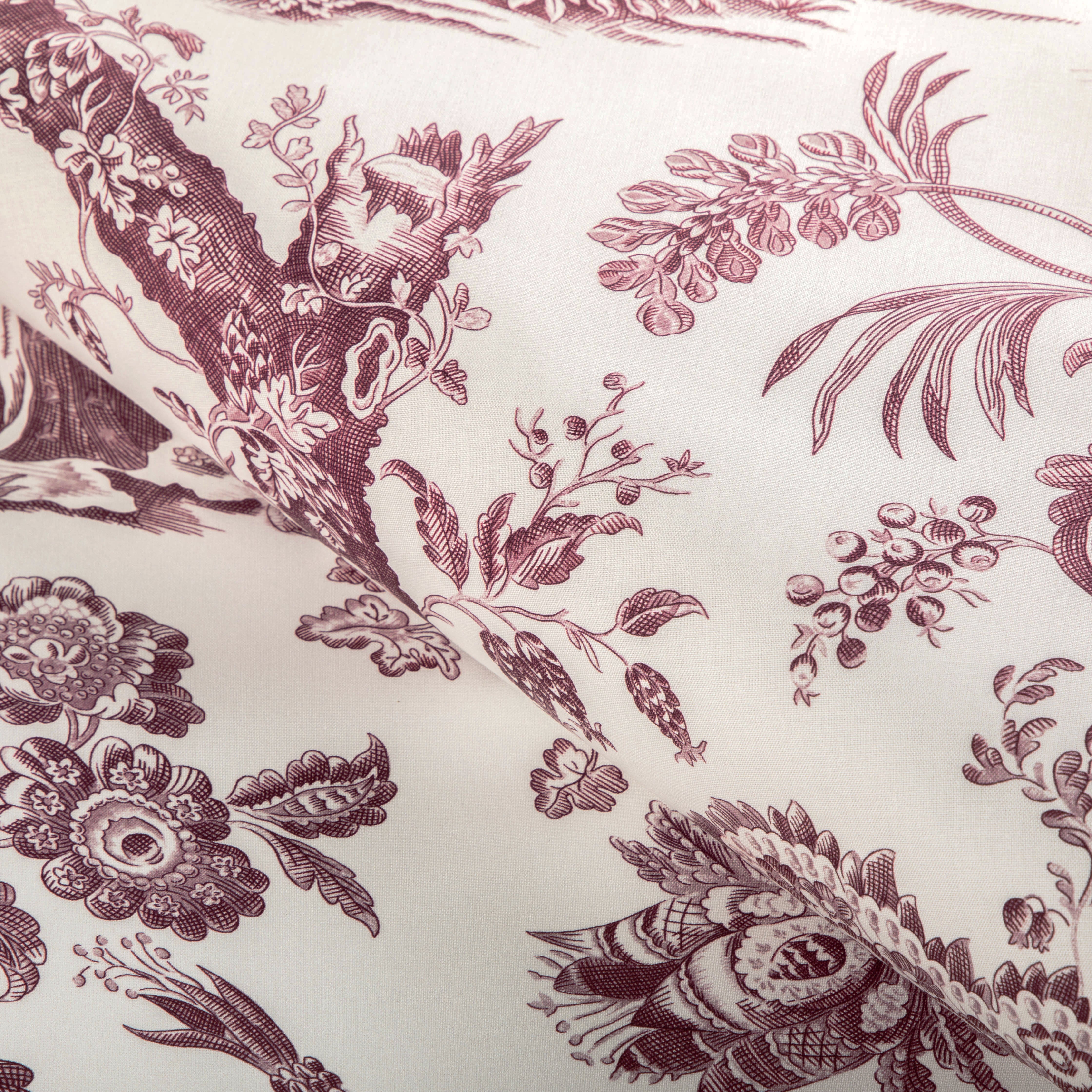 Marcel Print - Aubergine - Brunschwig & Fils Fabric
