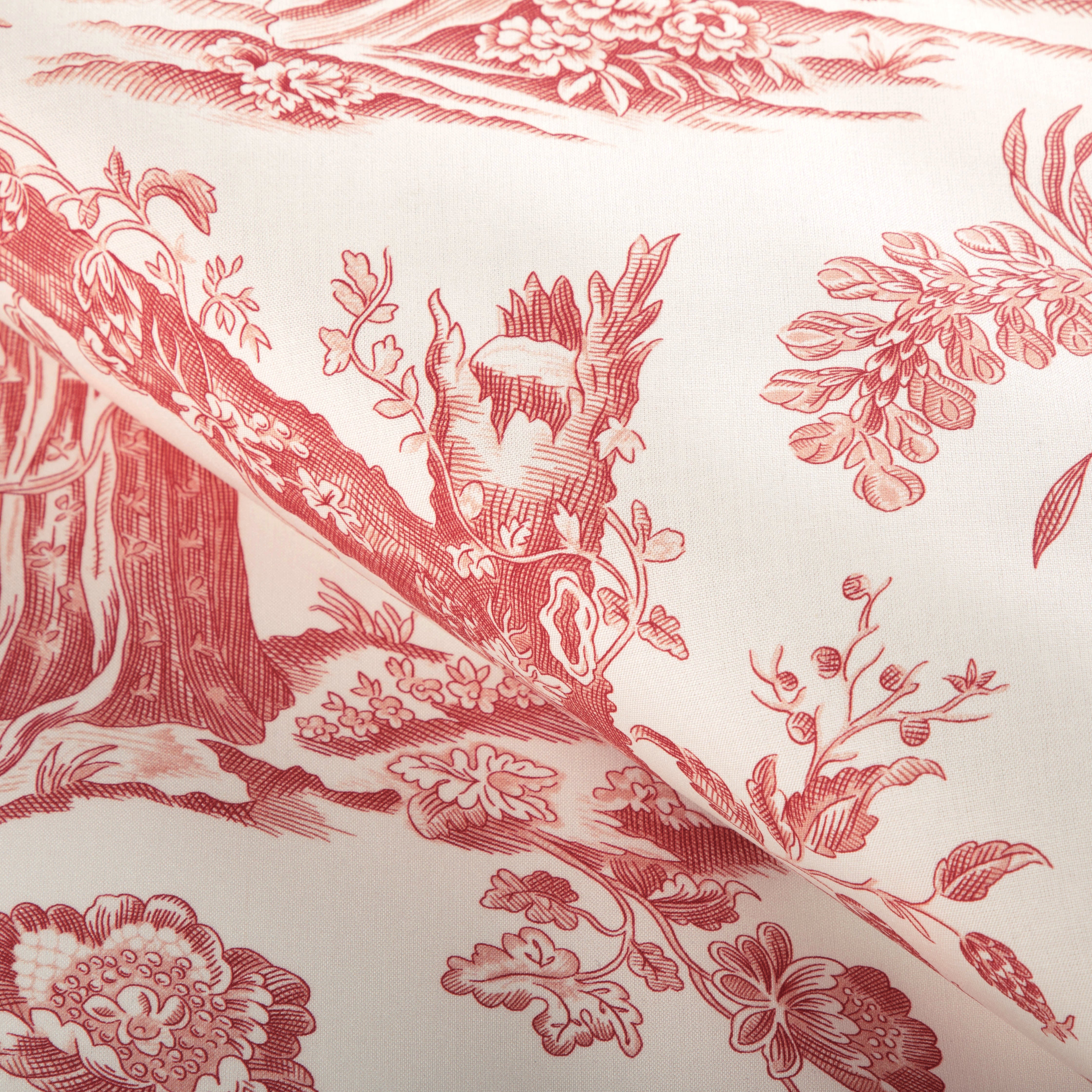 Marcel Print - Red - Brunschwig & Fils Fabric