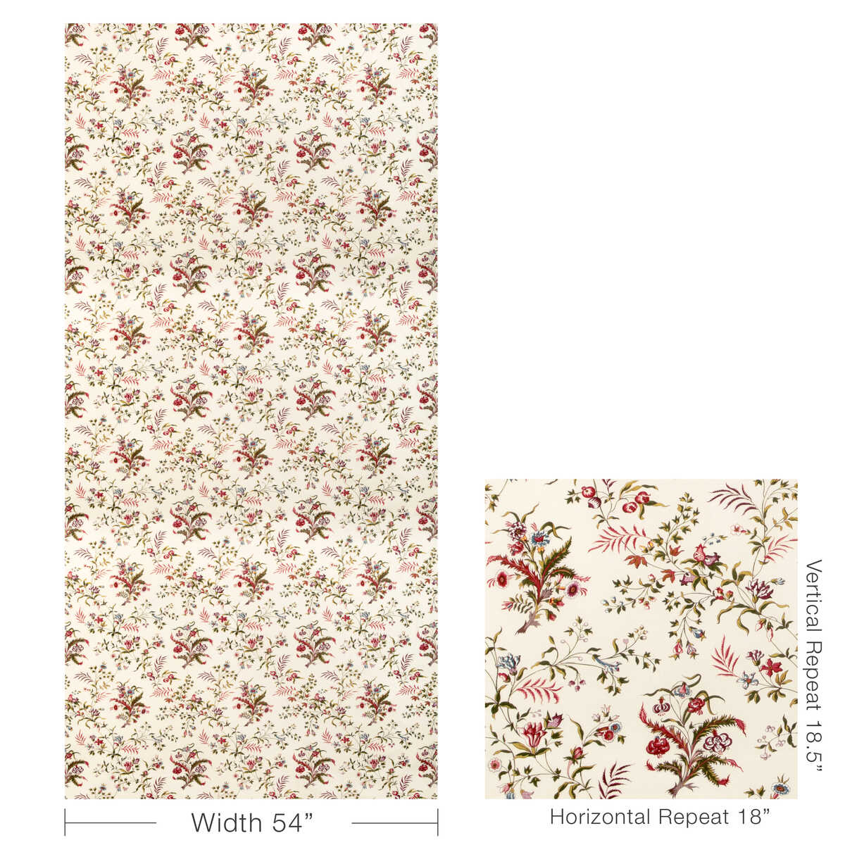 Chancay Print - Beige/Multi - BRUNSCHWIG & FILS Fabric