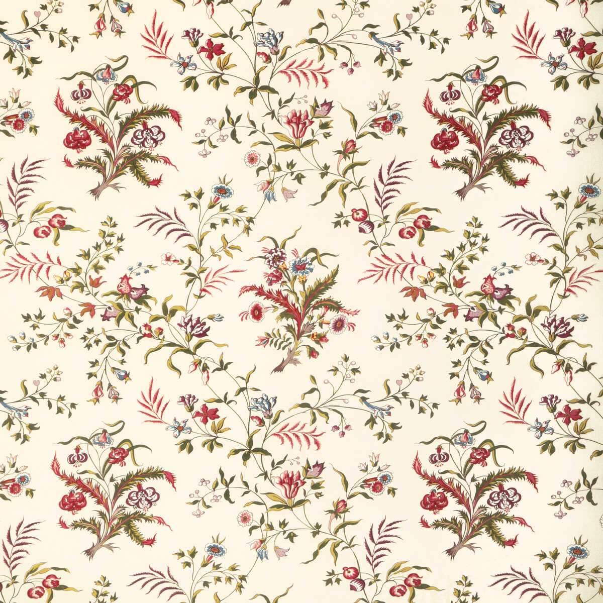 Chancay Print - Beige/Multi - BRUNSCHWIG & FILS Fabric