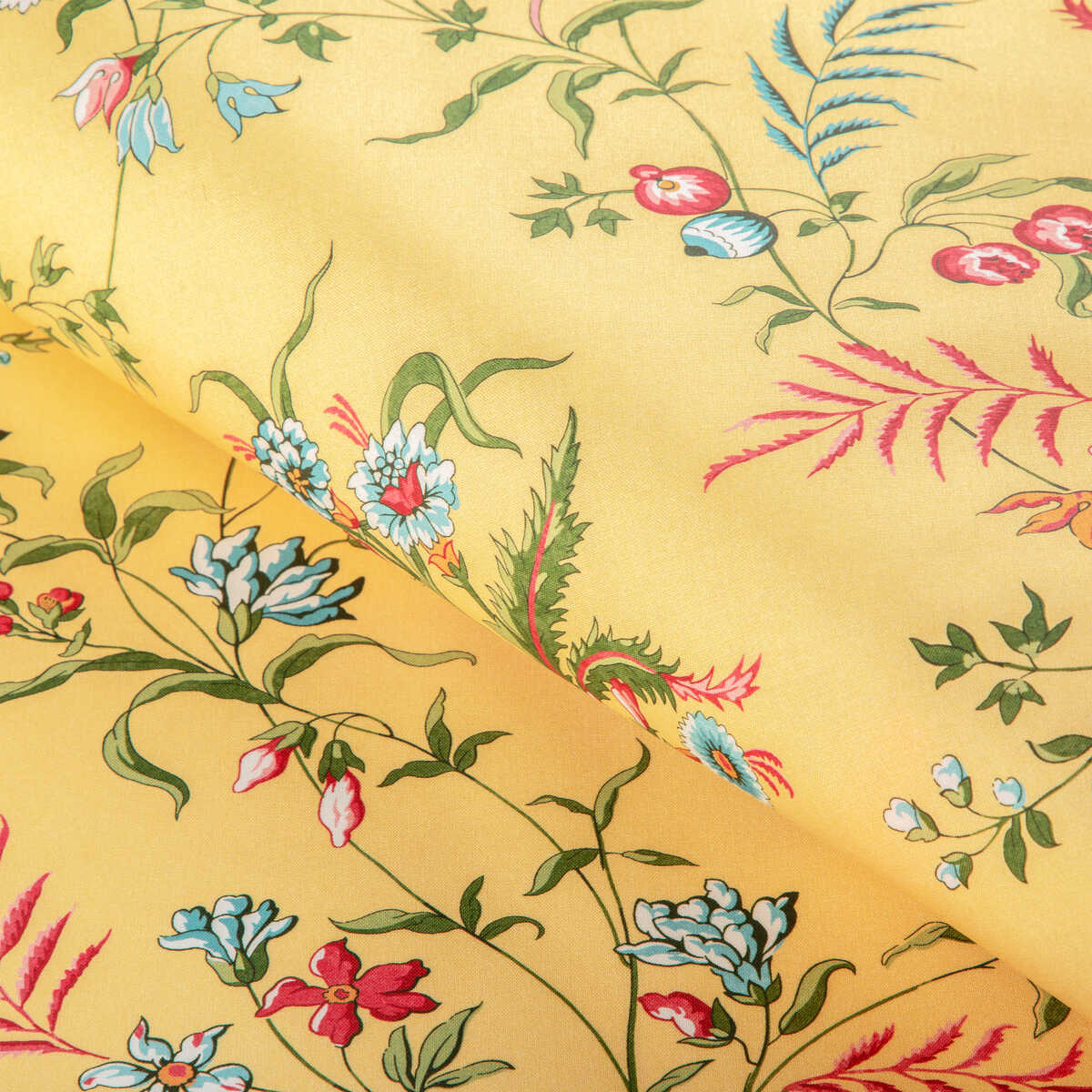 Chancay Print - Sun/Leaf - BRUNSCHWIG & FILS Fabric