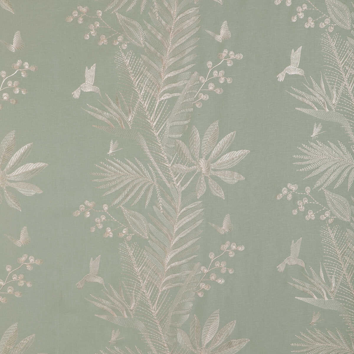 Manda Emb - Seafoam - BRUNSCHWIG & FILS Fabric