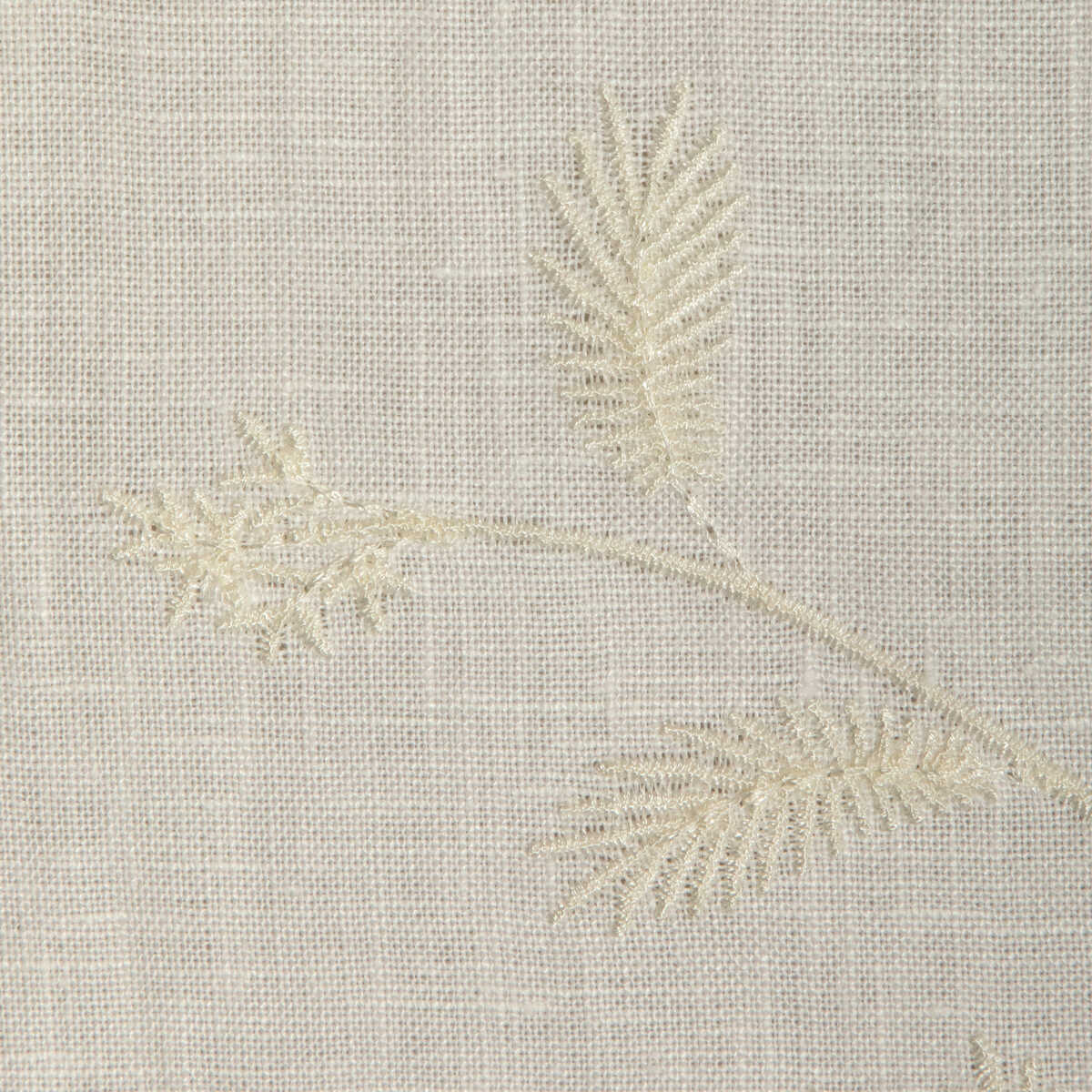 Maelle Emb - Ivory - BRUNSCHWIG & FILS Fabric