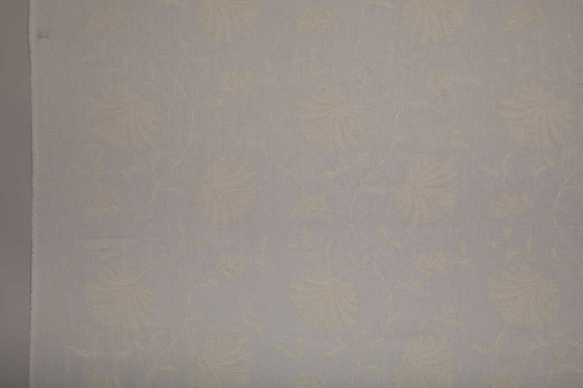 Maelle Emb - Ivory - BRUNSCHWIG & FILS Fabric