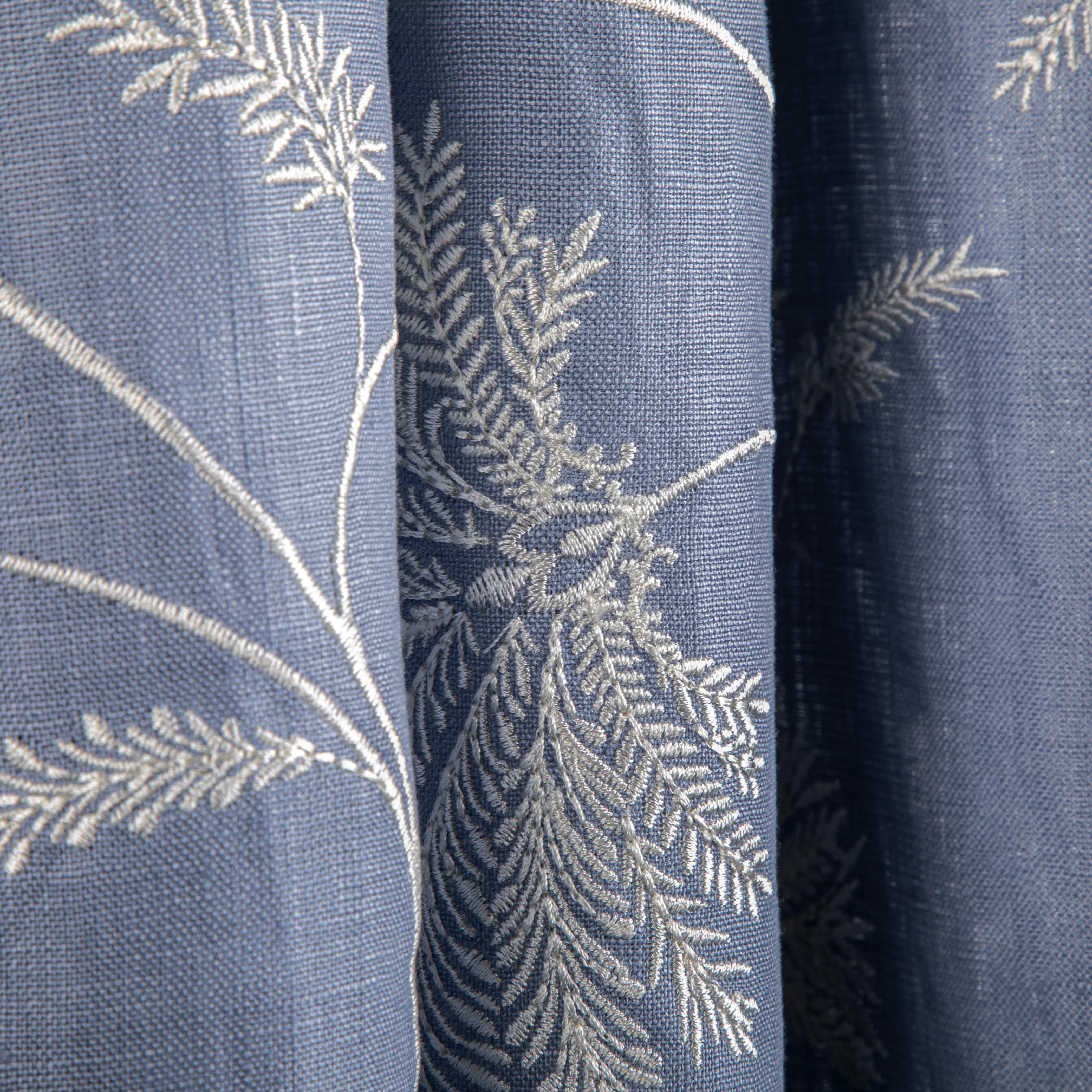 Maelle Emb - Blue - Brunschwig & Fils Fabric
