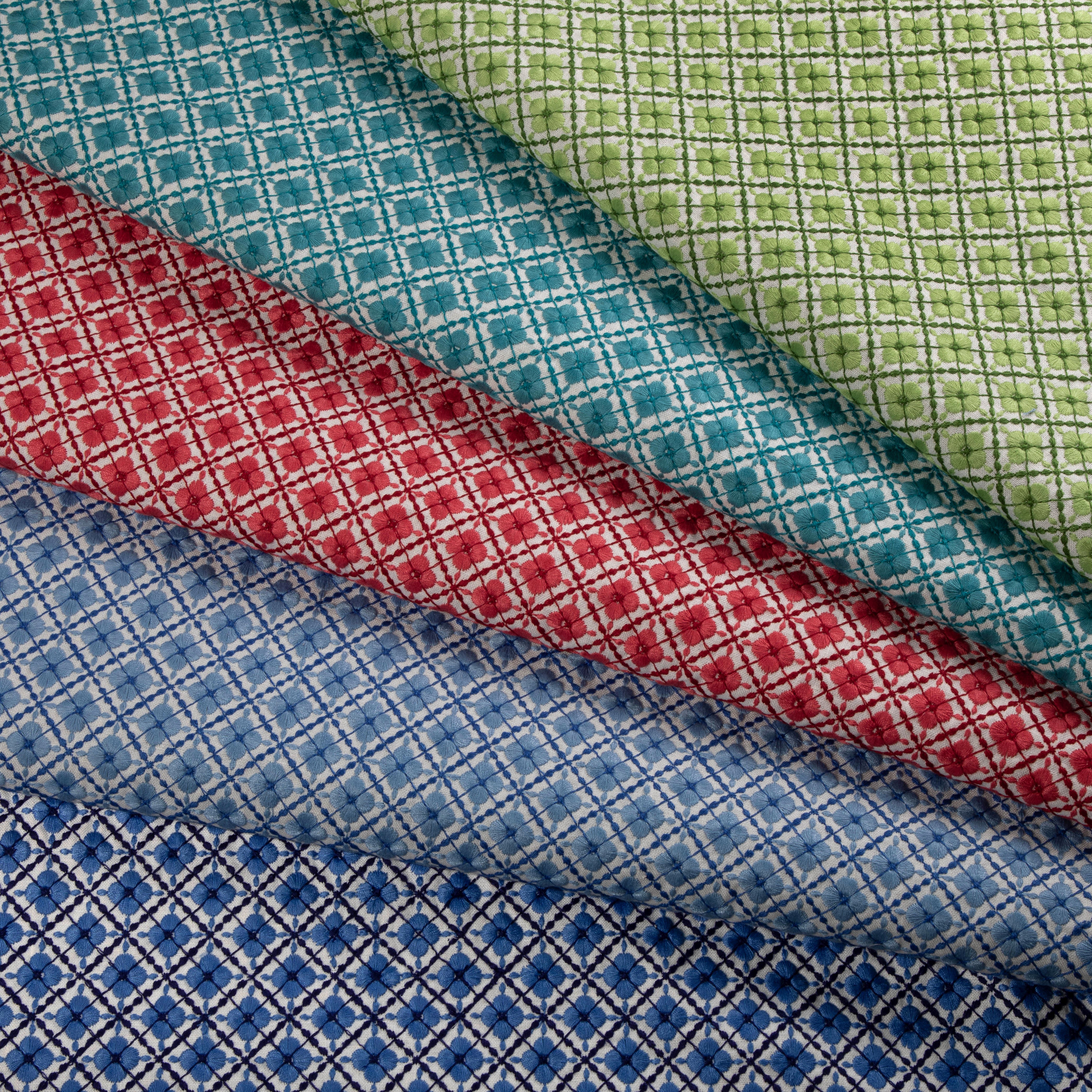 Ines Emb - Blue - Brunschwig & Fils Fabric