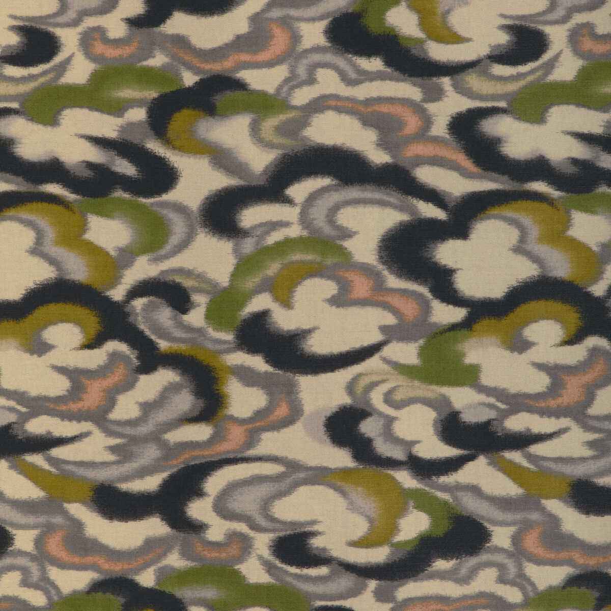 8023138340 Stratus Print Peridot Gold Brunschwig Fils Fabric