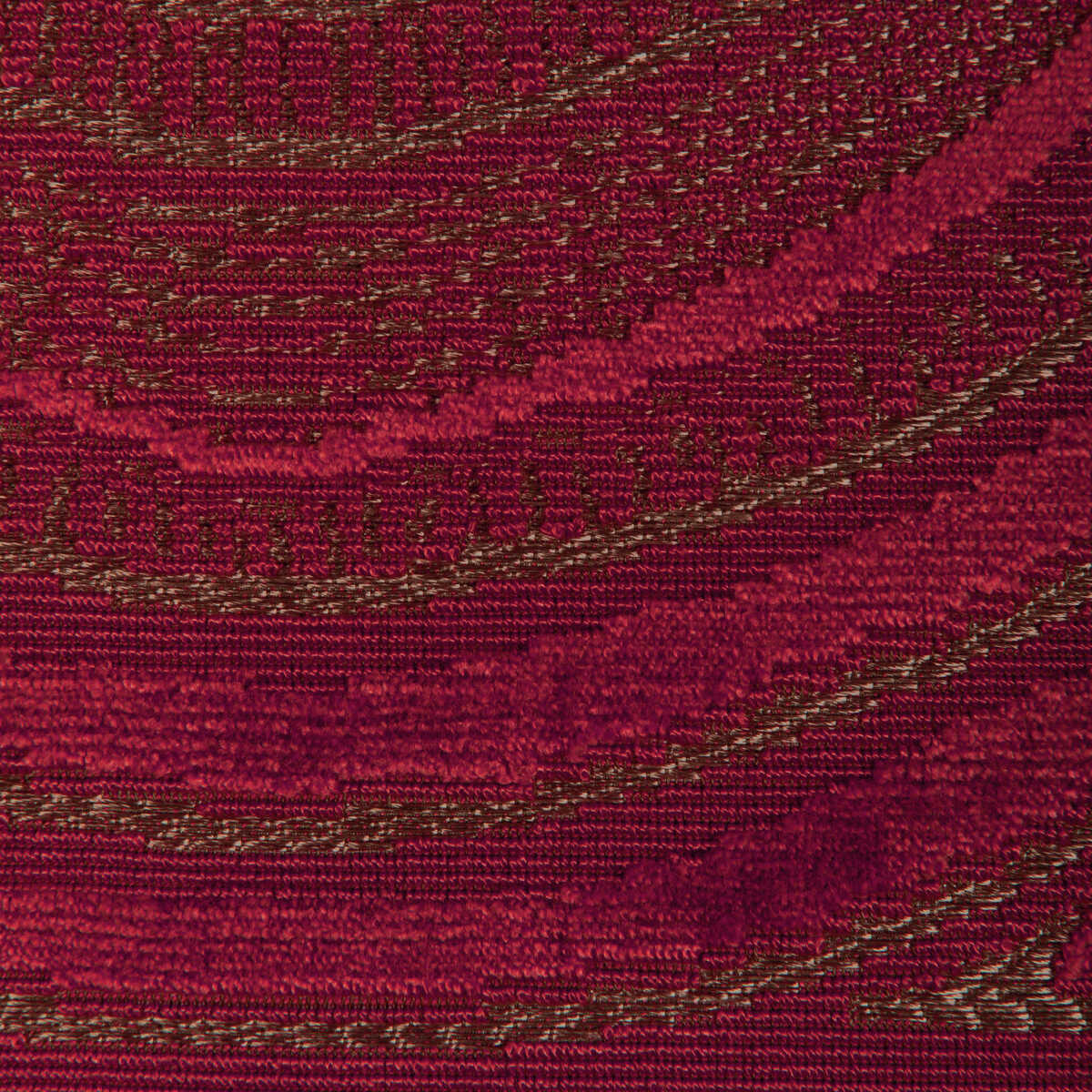 Timbre Velvet - Garnet - BRUNSCHWIG & FILS Fabric