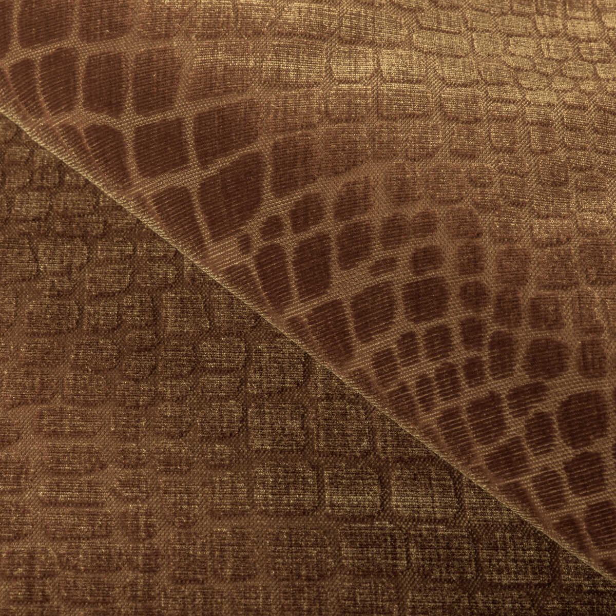 Croc Velvet - Amber - BRUNSCHWIG & FILS Fabric