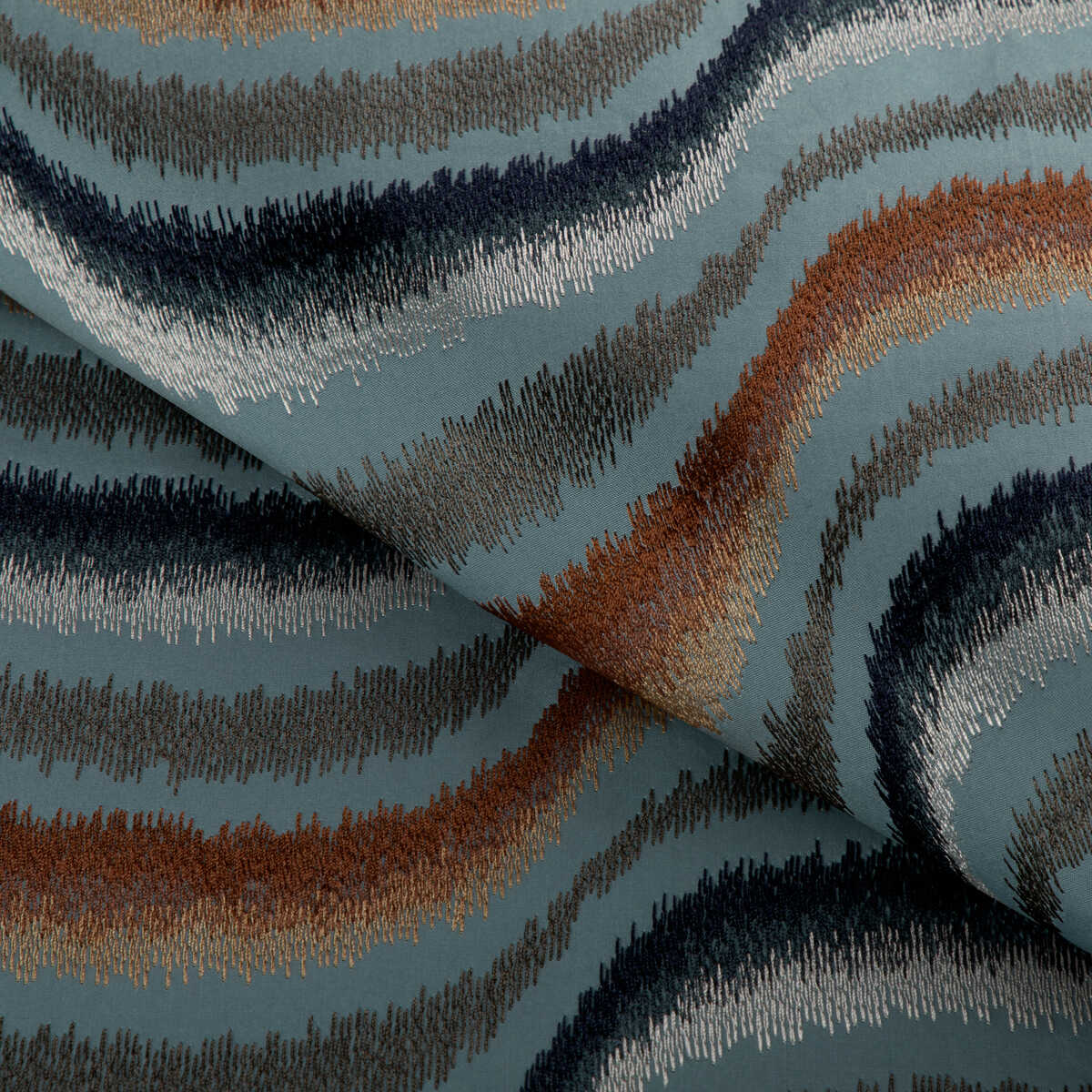 Du Son Emb - Topaz - BRUNSCHWIG & FILS Fabric