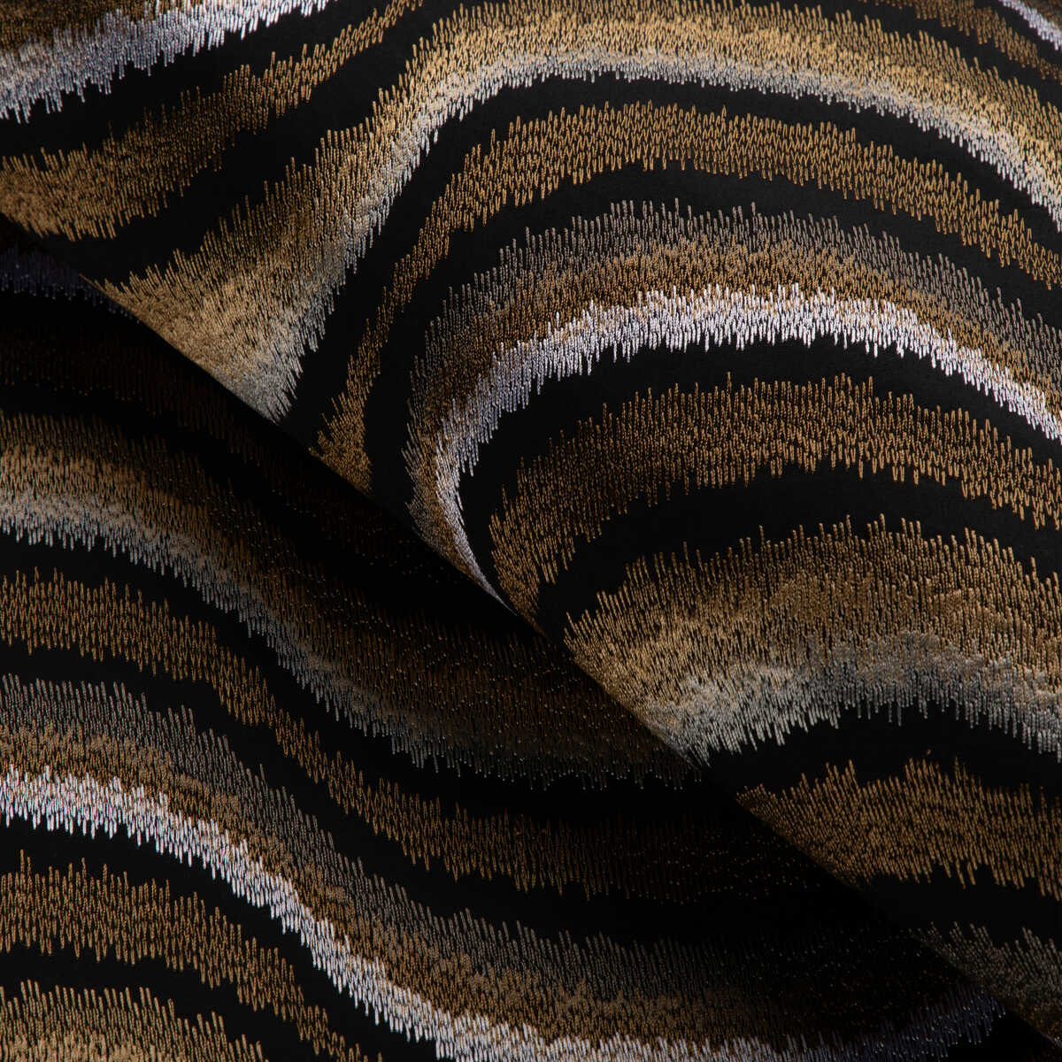 Du Son Emb - Onyx - BRUNSCHWIG & FILS Fabric