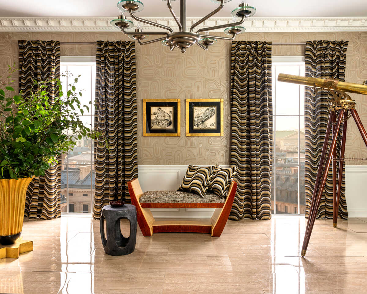 Du Son Emb - Onyx - BRUNSCHWIG & FILS Fabric